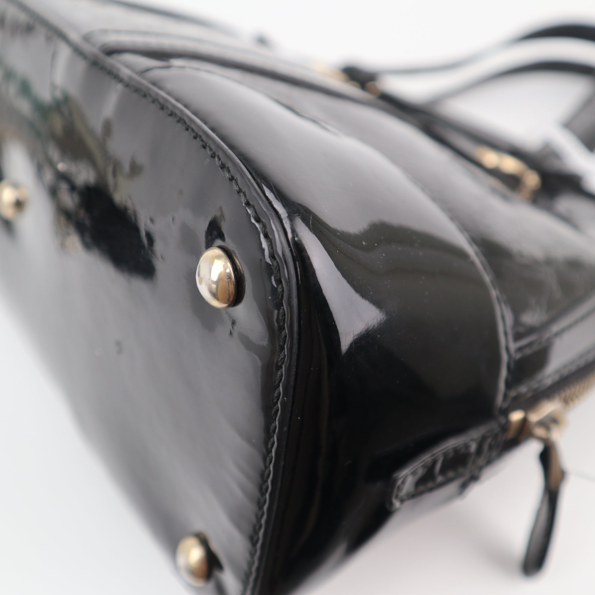 C2225 Gucci Top Handle Bag Nice Dome | Pre-Owned Very Good Microguccissima