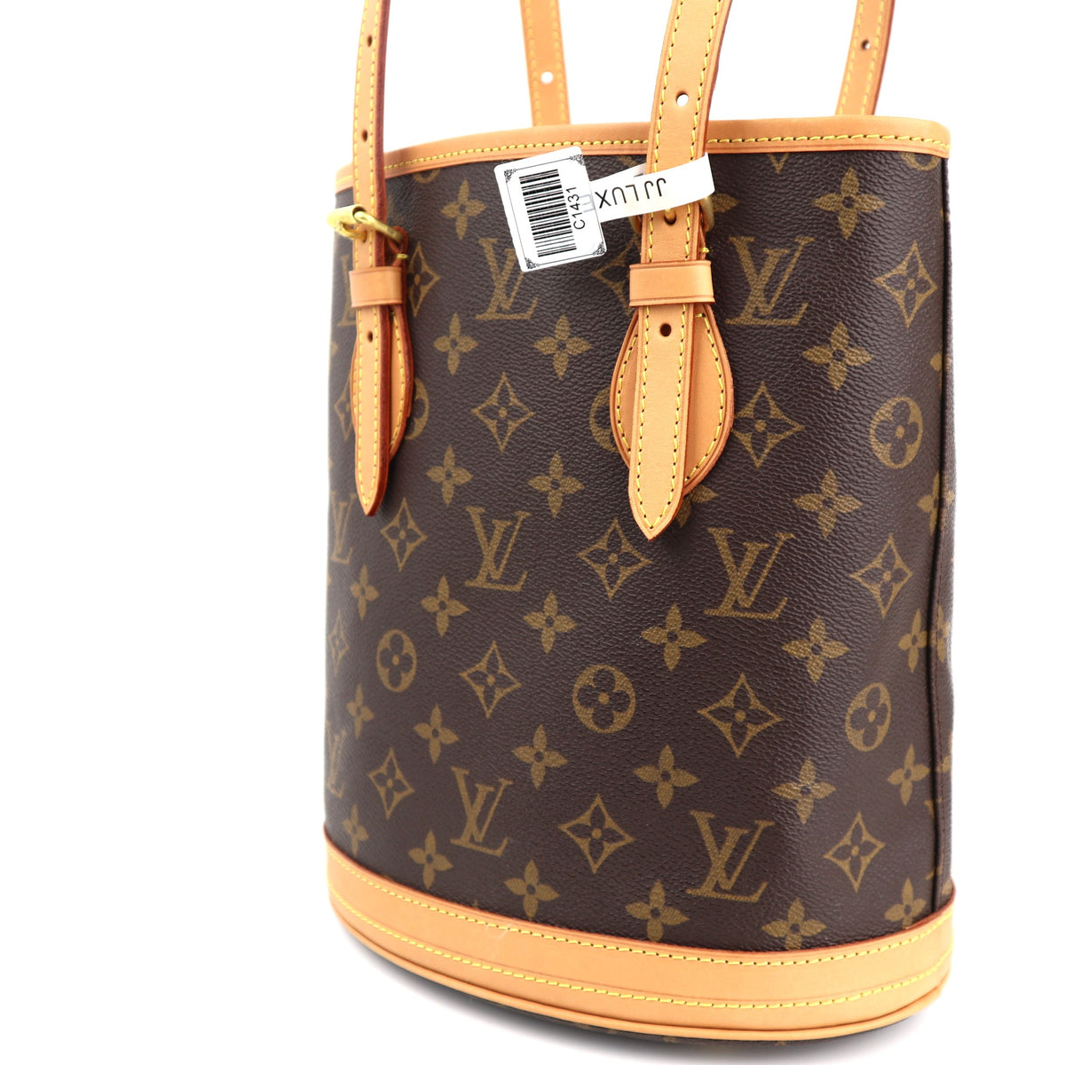 C1431R Louis Vuitton Monogram Canvas Petit Bucket Bag-Pre Owned