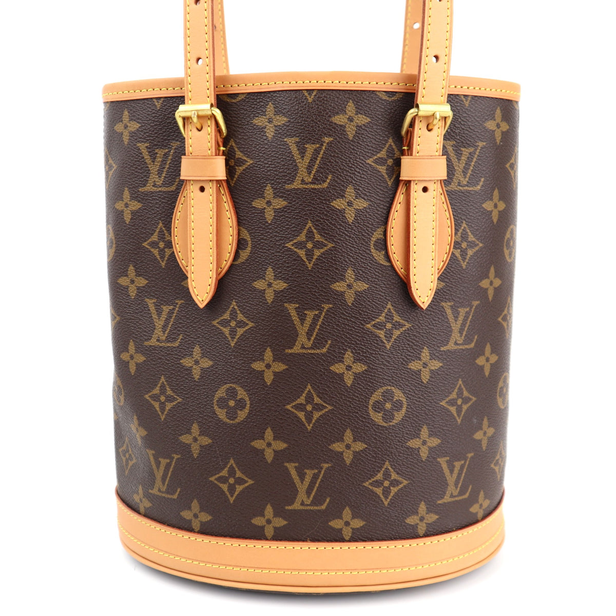 C1431R Louis Vuitton Monogram Canvas Petit Bucket Bag-Pre Owned