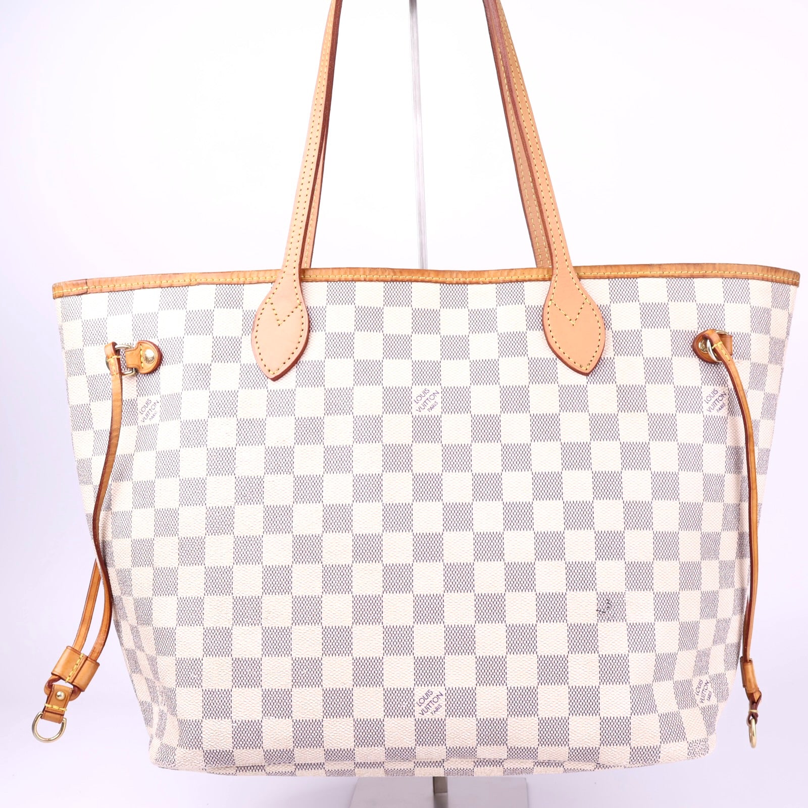 J3393 Louis Vuitton Damier Azur Neverfull MM- Pre Owned