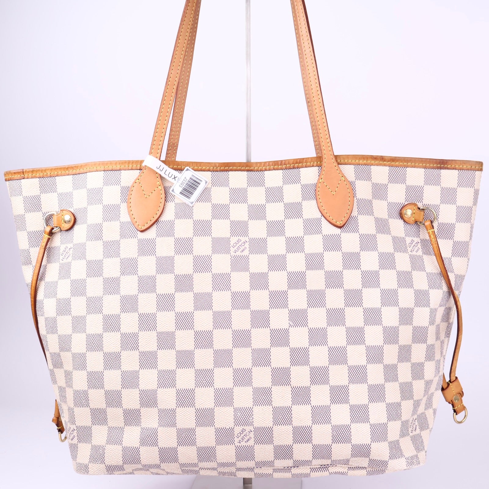 J3393 Louis Vuitton Damier Azur Neverfull MM- Pre Owned