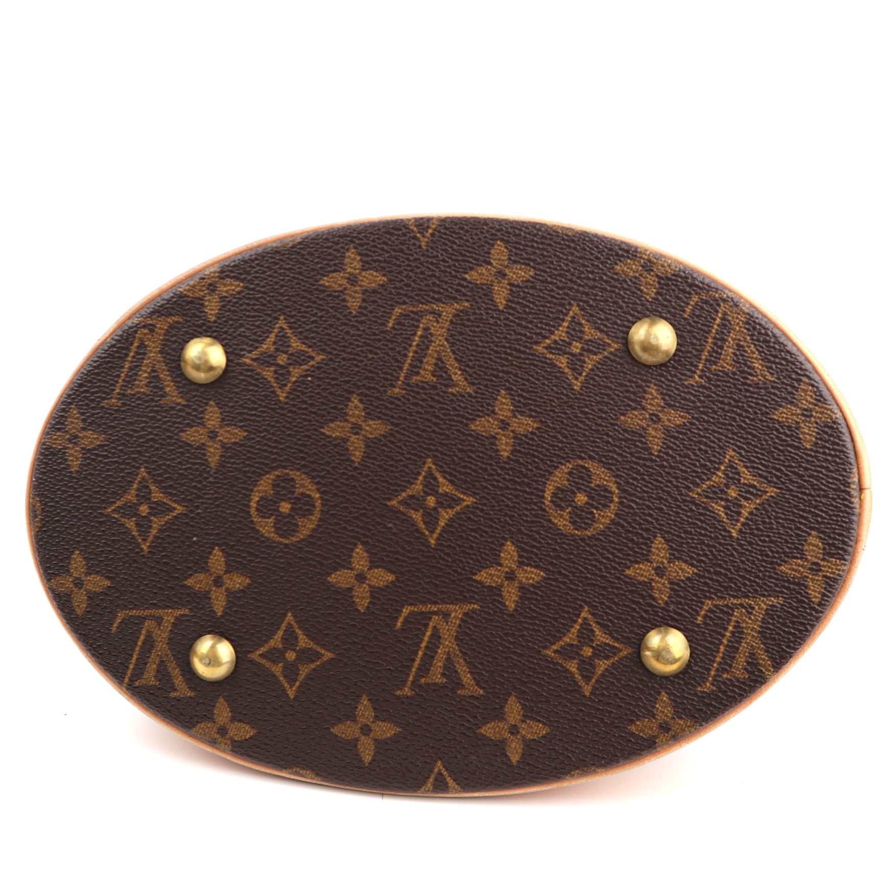 C1433R Louis Vuitton Petit Monogram Canvas Bucket Bag-Pre Owned