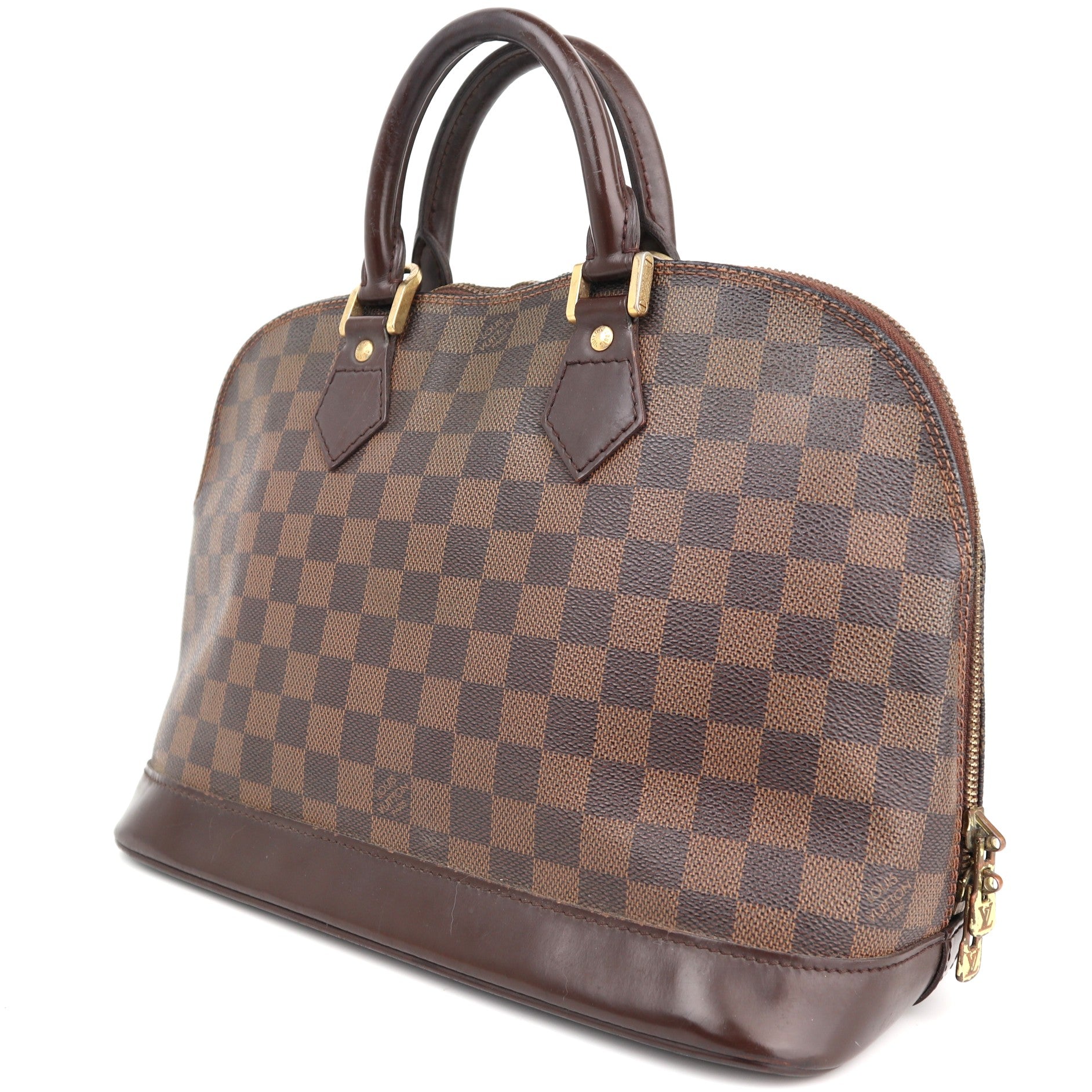 C1452 Louis Vuitton Damier Ebene Canvas Alma PM-Pre Owned