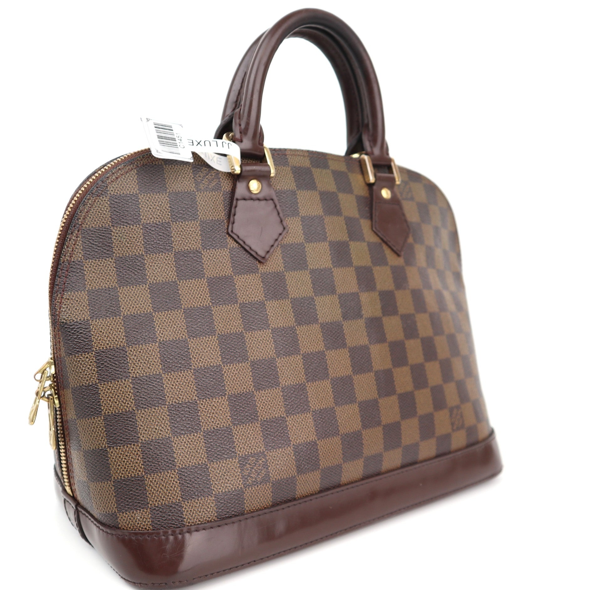 C1451R Louis Vuitton Damier Ebene Canvas Alma PM-Pre Owned
