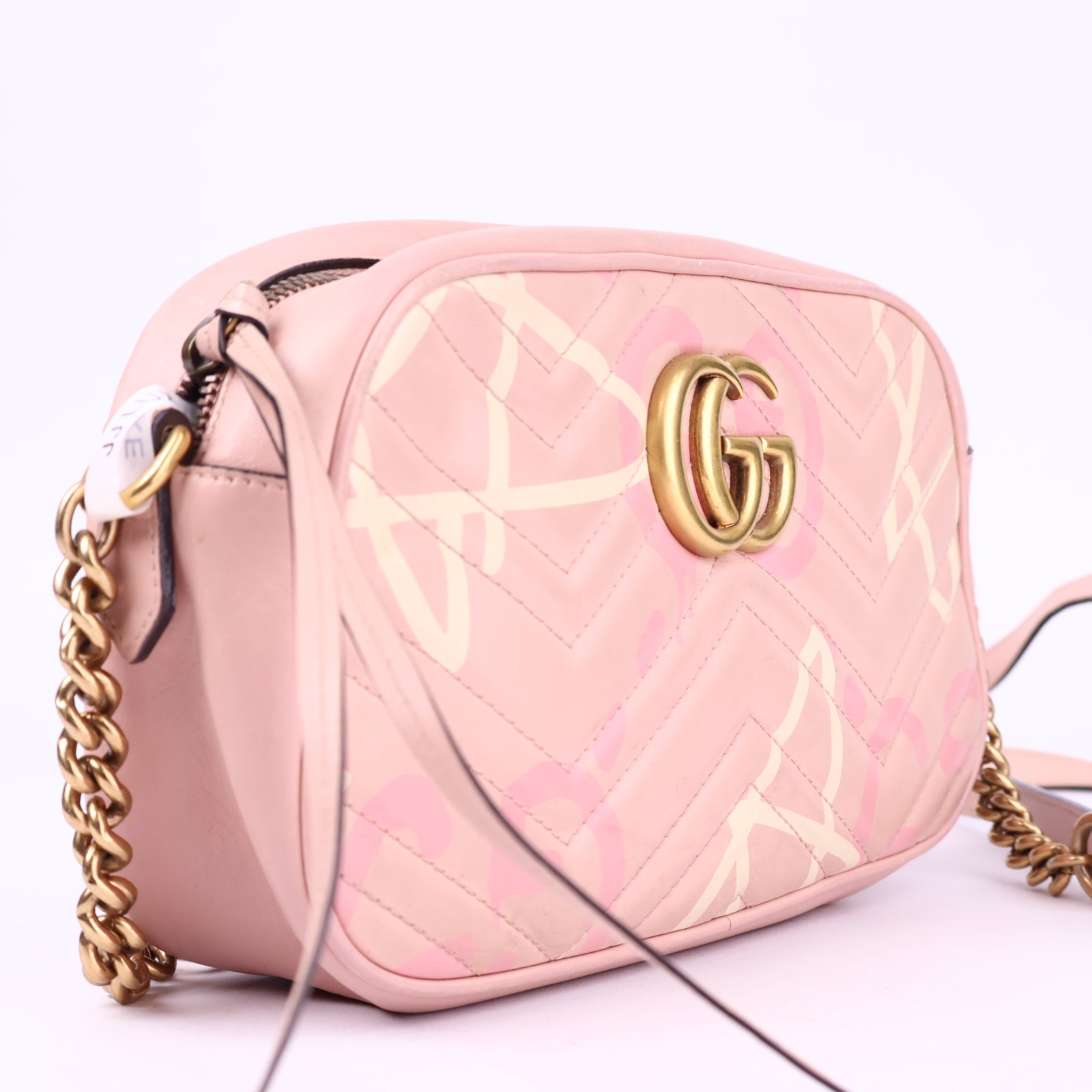 J2104 Gucci GG Marmont Ghost Crossbody Bag- Pre Owned