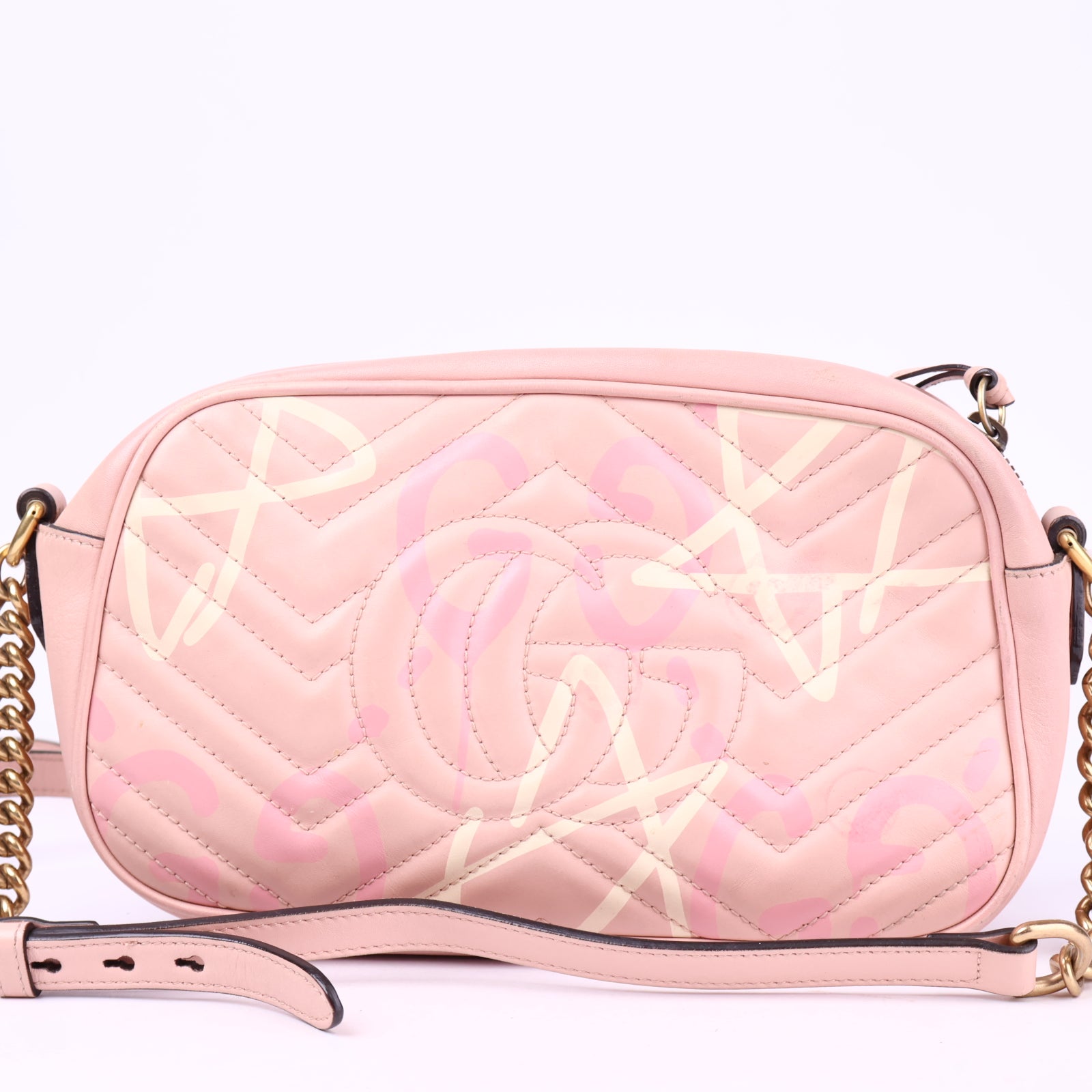 J2104 Gucci GG Marmont Ghost Crossbody Bag- Pre Owned