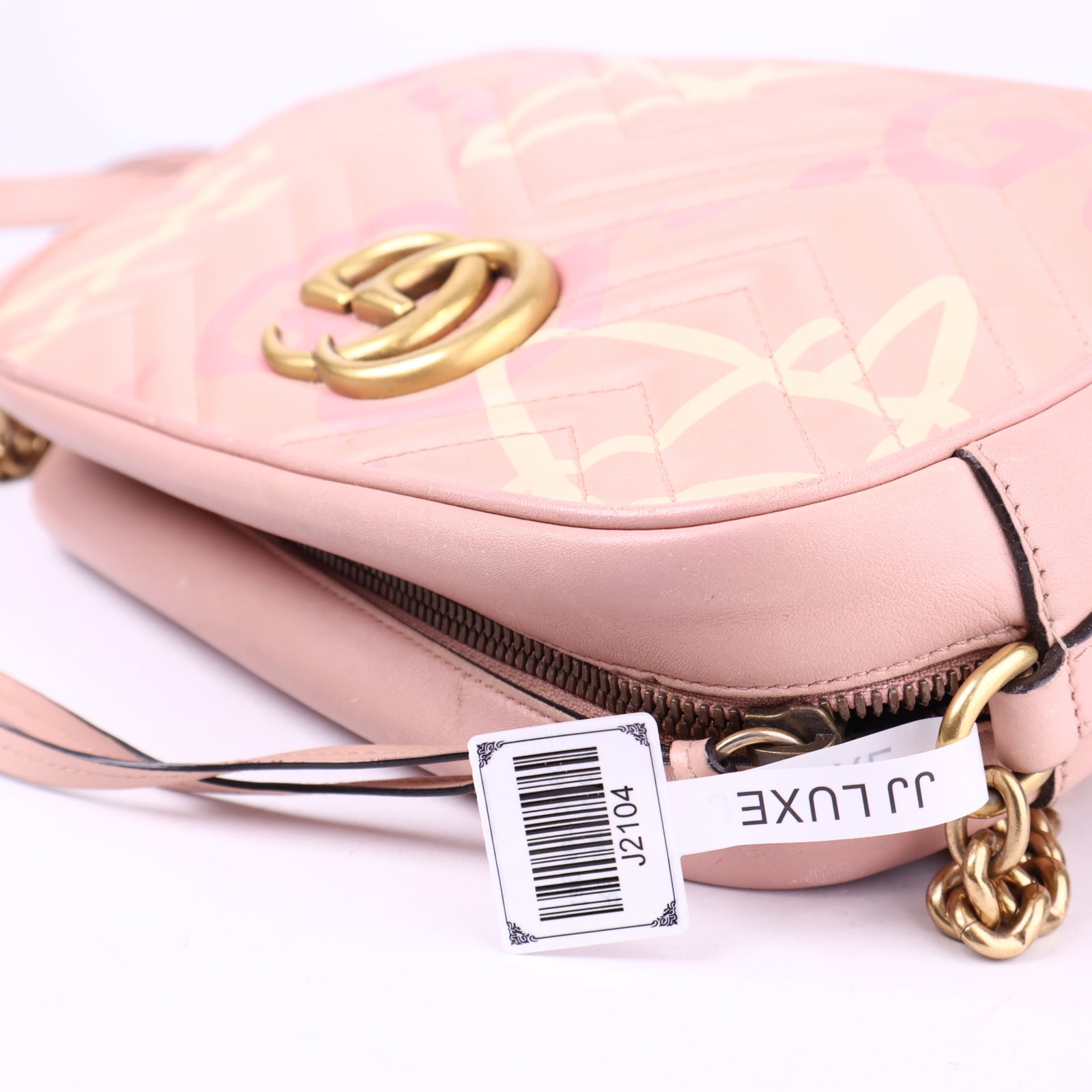 J2104 Gucci GG Marmont Ghost Crossbody Bag- Pre Owned