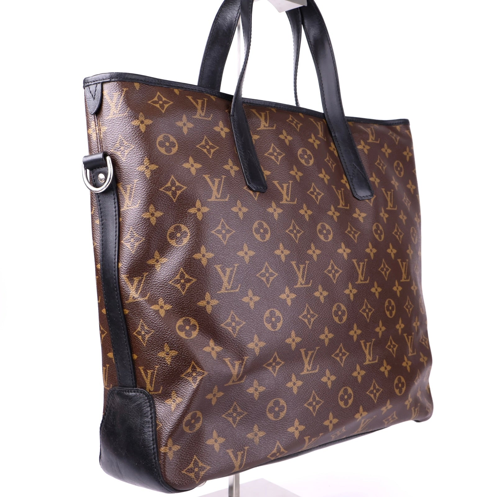 J2102 Louis Vuitton Monogram Macassar Canvas Davis Tote Bag- Pre Owned