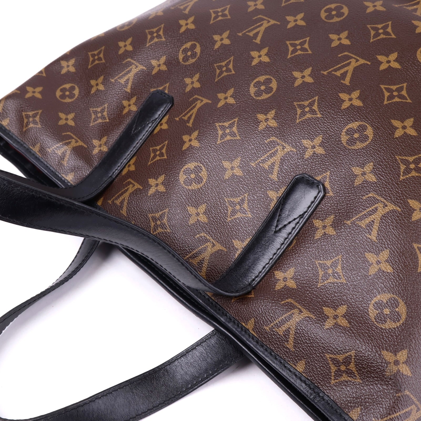 J2102 Louis Vuitton Monogram Macassar Canvas Davis Tote Bag- Pre Owned