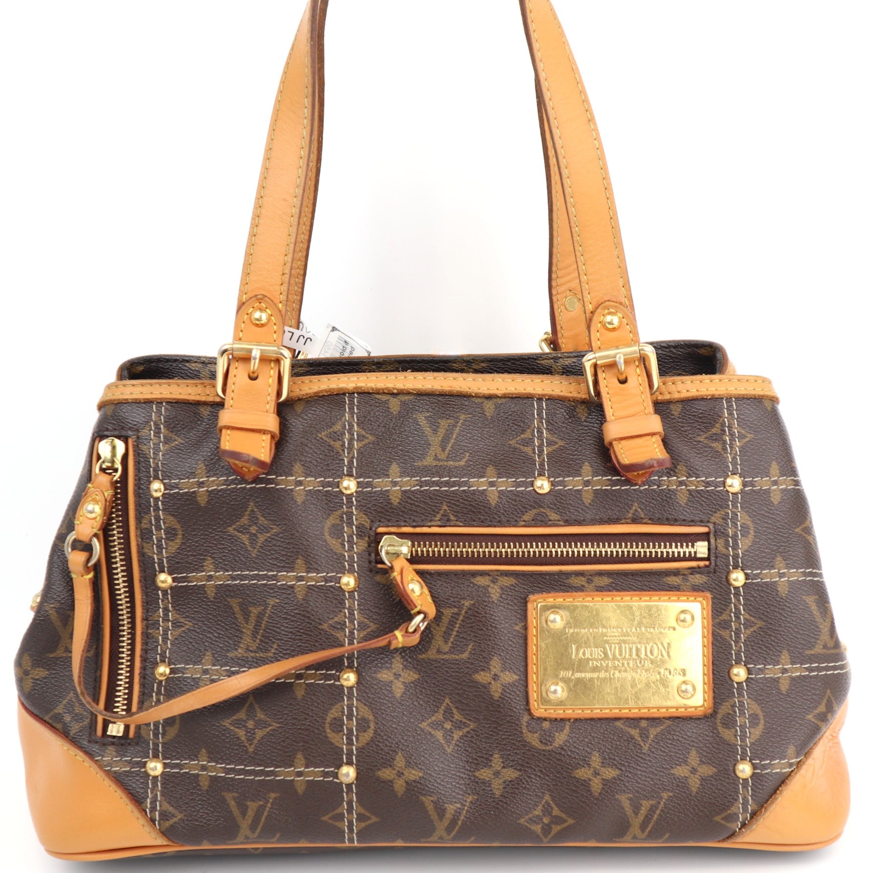 C1450 Louis Vuitton Limited Edition Monogram Canvas Riveting Bag-Pre Owned