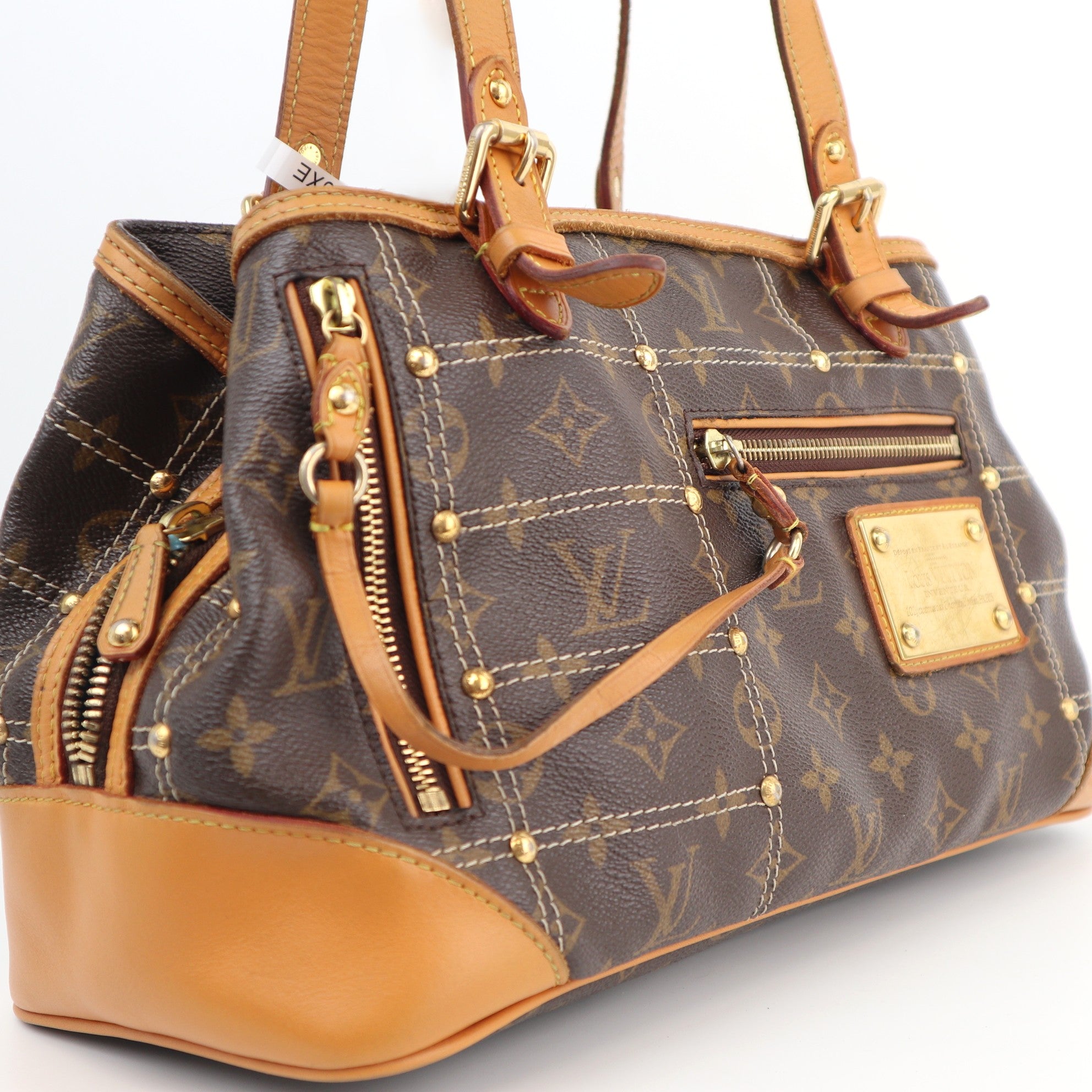 C1450 Louis Vuitton Limited Edition Monogram Canvas Riveting Bag-Pre Owned
