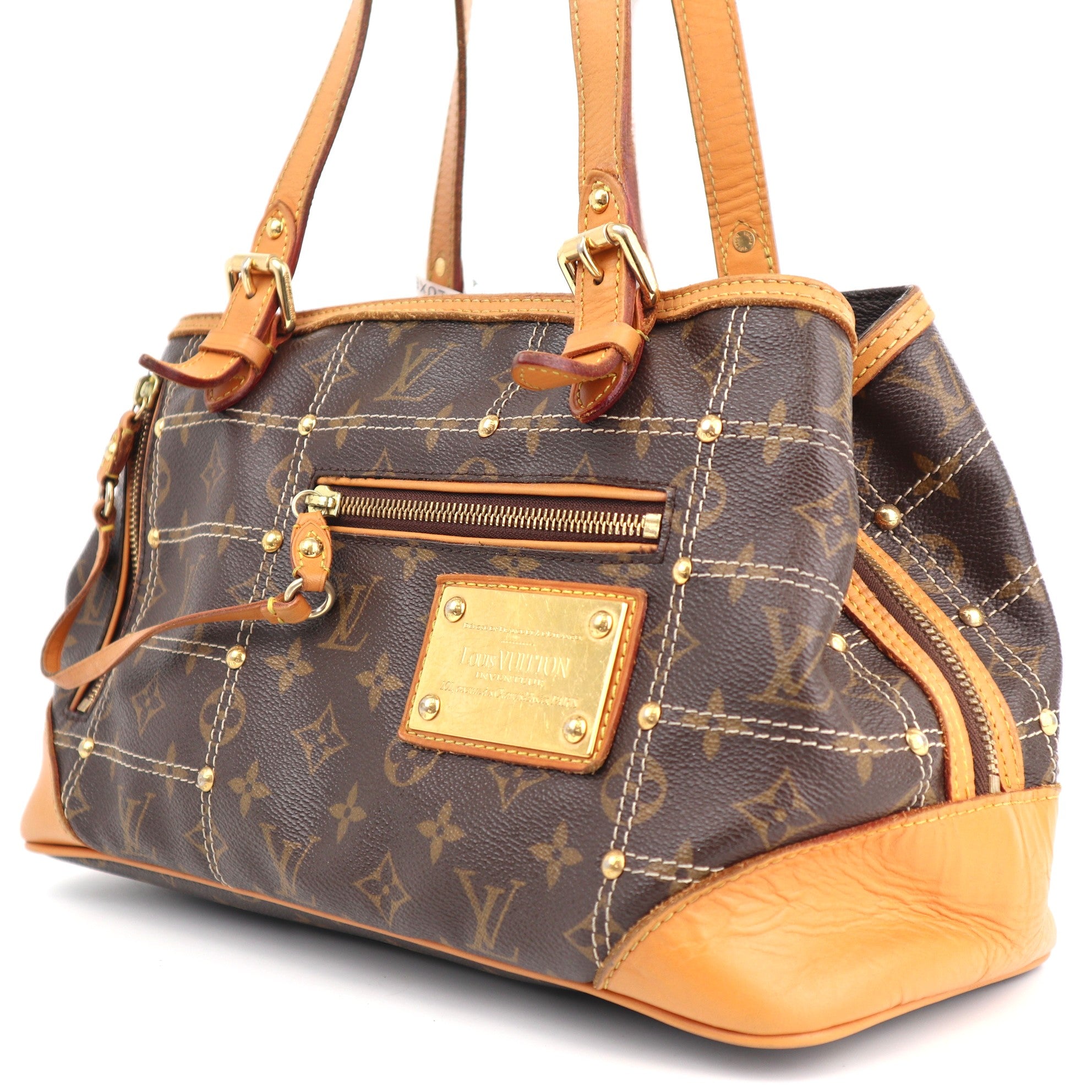 C1450 Louis Vuitton Limited Edition Monogram Canvas Riveting Bag-Pre Owned