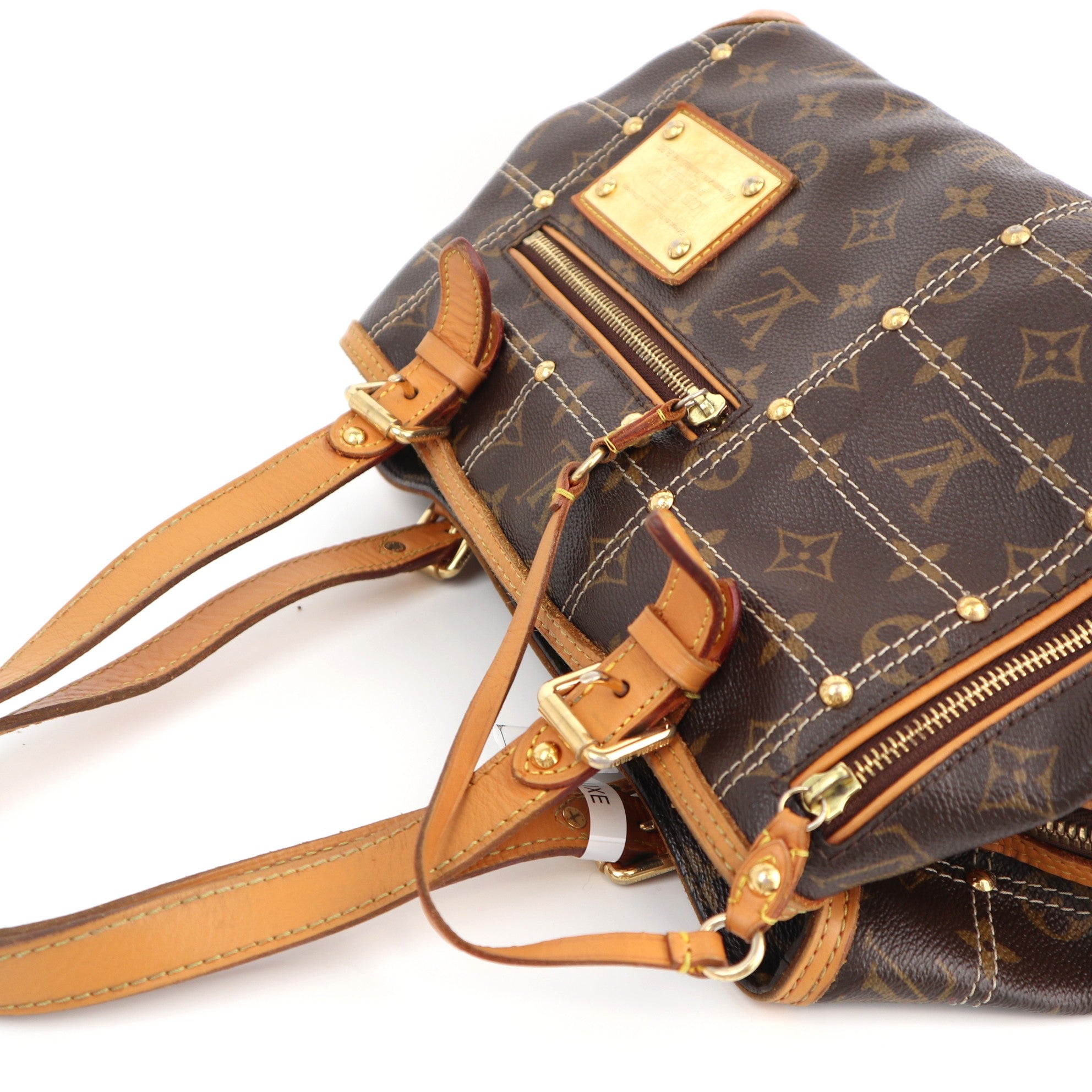 C1450 Louis Vuitton Limited Edition Monogram Canvas Riveting Bag-Pre Owned