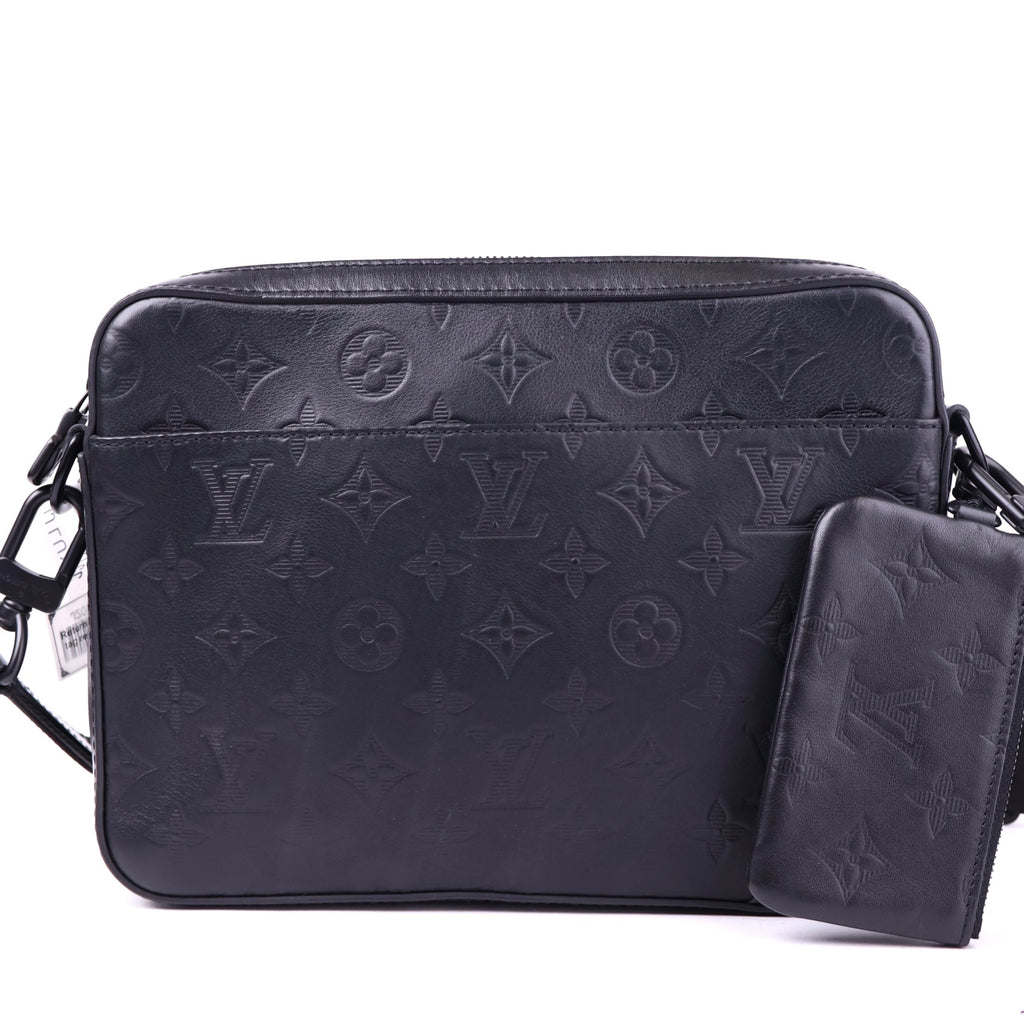J2093 Louis Vuitton Monogram Shadow Leather Duo Messenger Bag- Pre Owned