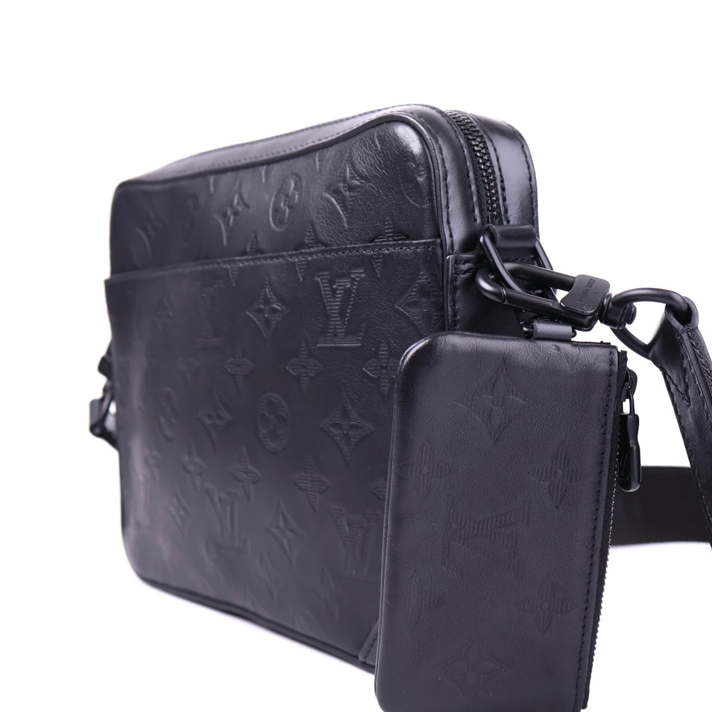 J2093 Louis Vuitton Monogram Shadow Leather Duo Messenger Bag- Pre Owned
