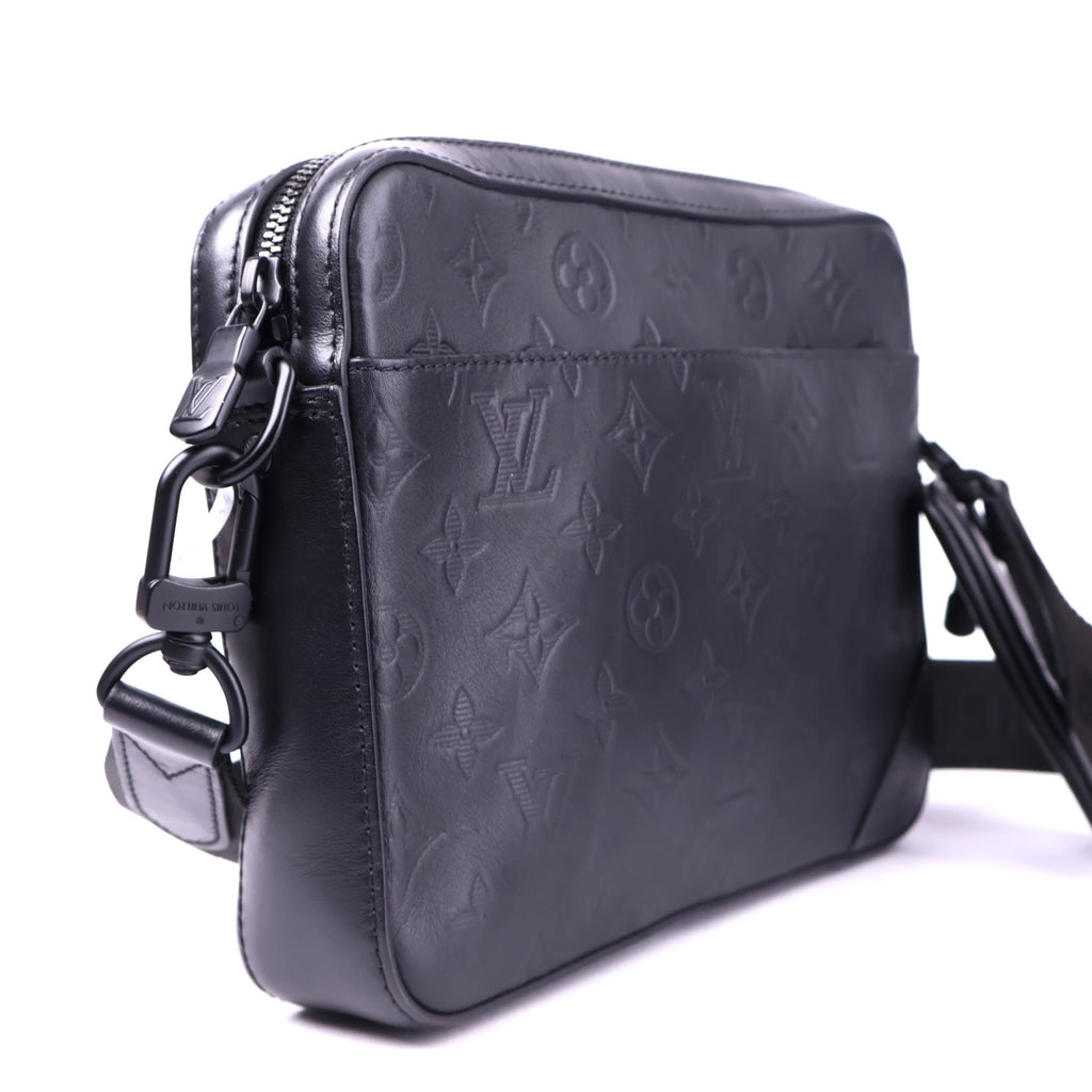 J2093 Louis Vuitton Monogram Shadow Leather Duo Messenger Bag- Pre Owned