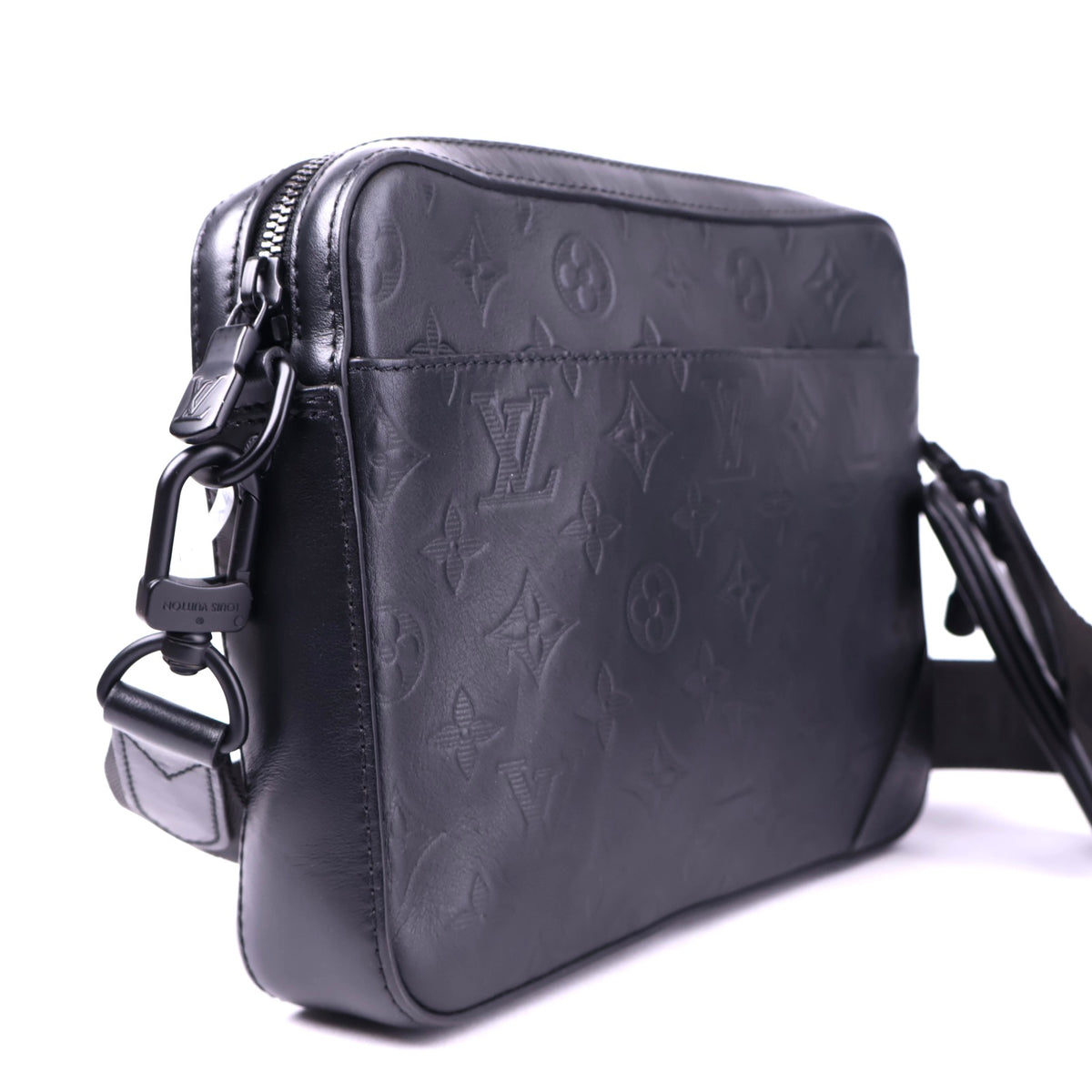 J2093 Louis Vuitton Monogram Shadow Leather Duo Messenger Bag- Pre Owned