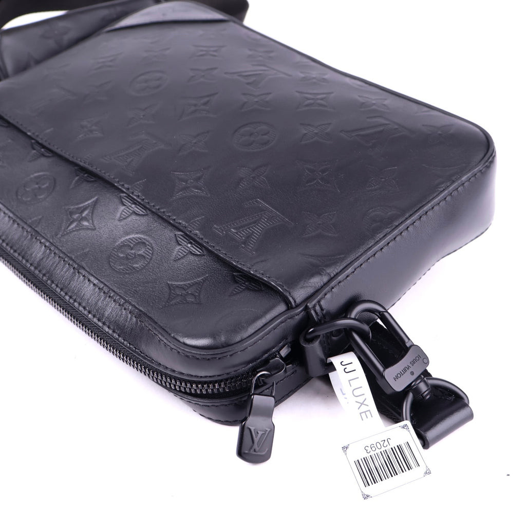 J2093 Louis Vuitton Monogram Shadow Leather Duo Messenger Bag- Pre Owned
