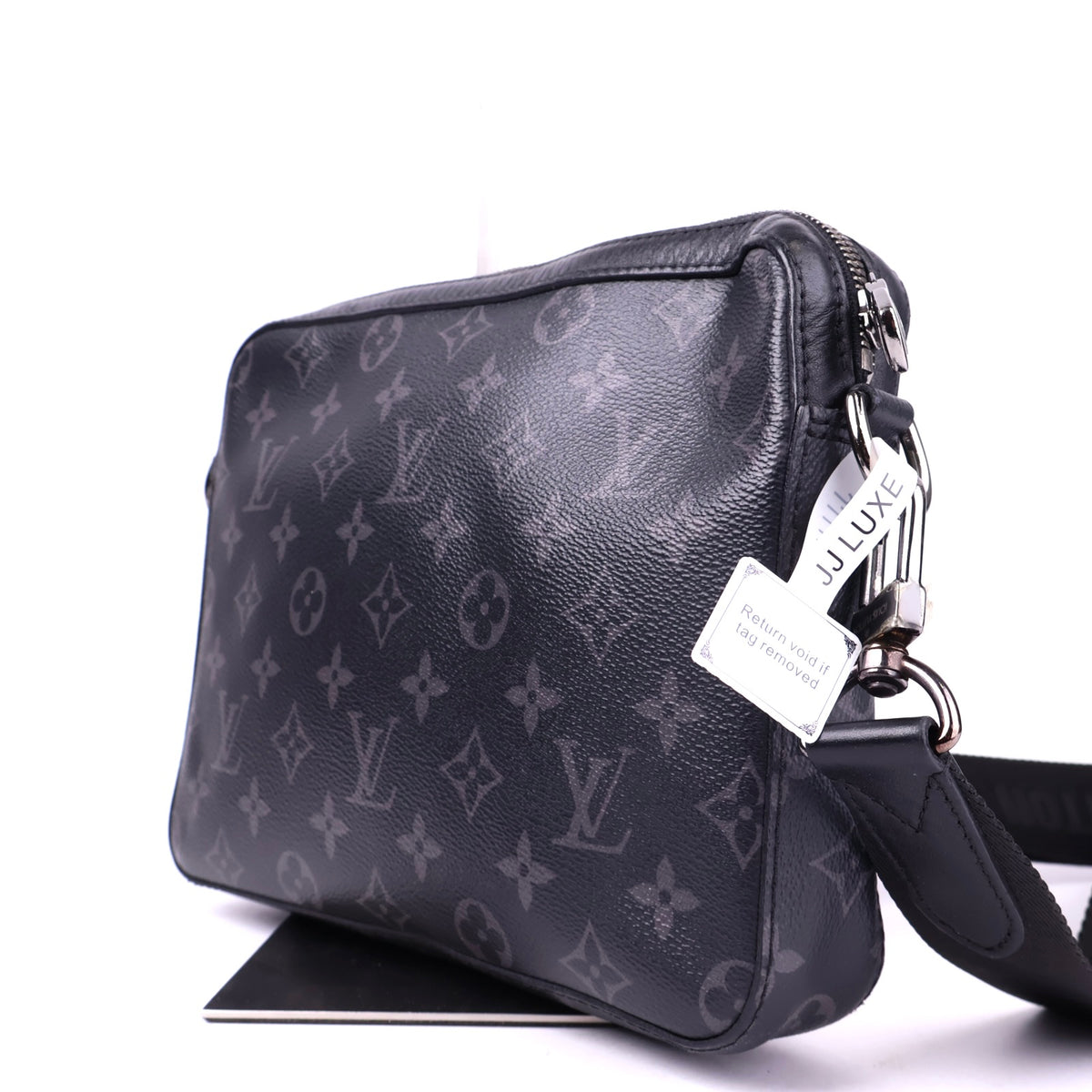 J2094 Louis Vuitton Monogram Canvas Messenger Bag Grey- Pre Owned