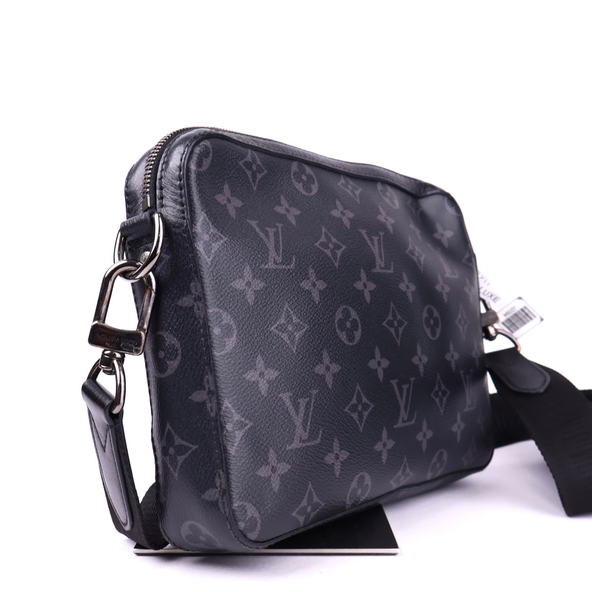 J2094 Louis Vuitton Monogram Canvas Messenger Bag Grey- Pre Owned