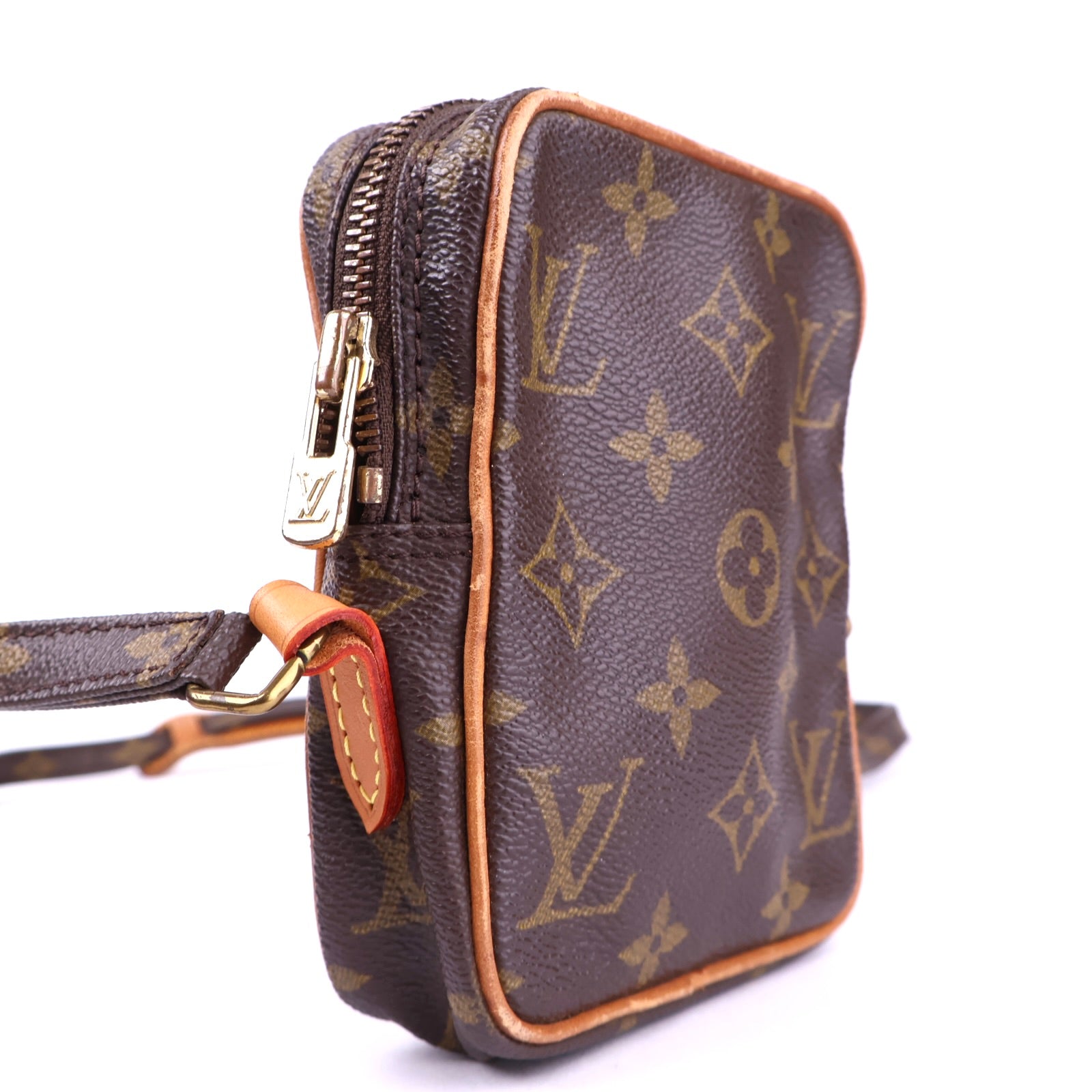 J2098 Louis Vuitton Danube Handbag Monogram Canvas Mini crossbody bag- Pre Owned