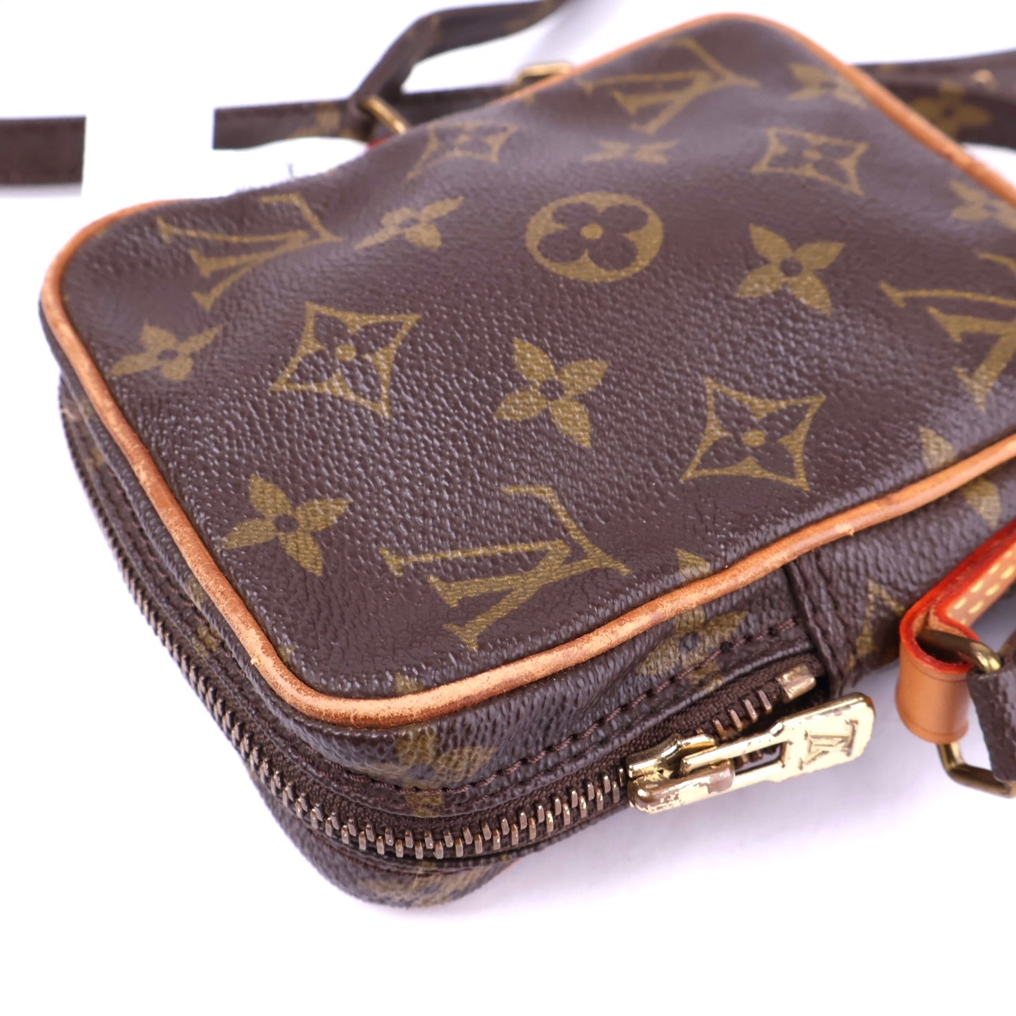 J2098 Louis Vuitton Danube Handbag Monogram Canvas Mini crossbody bag- Pre Owned