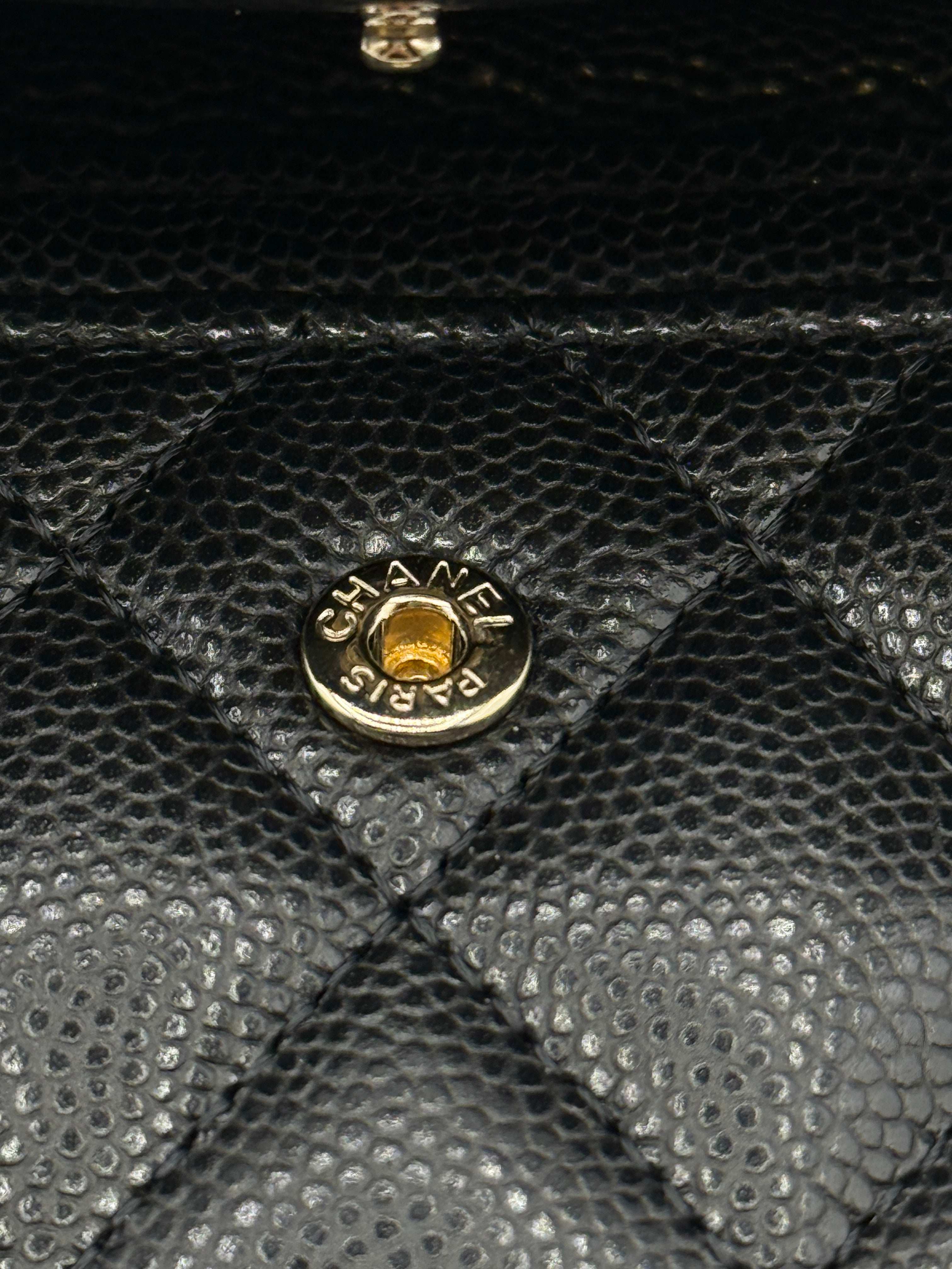 Chanel Timeless/Classique Leather Wallet
