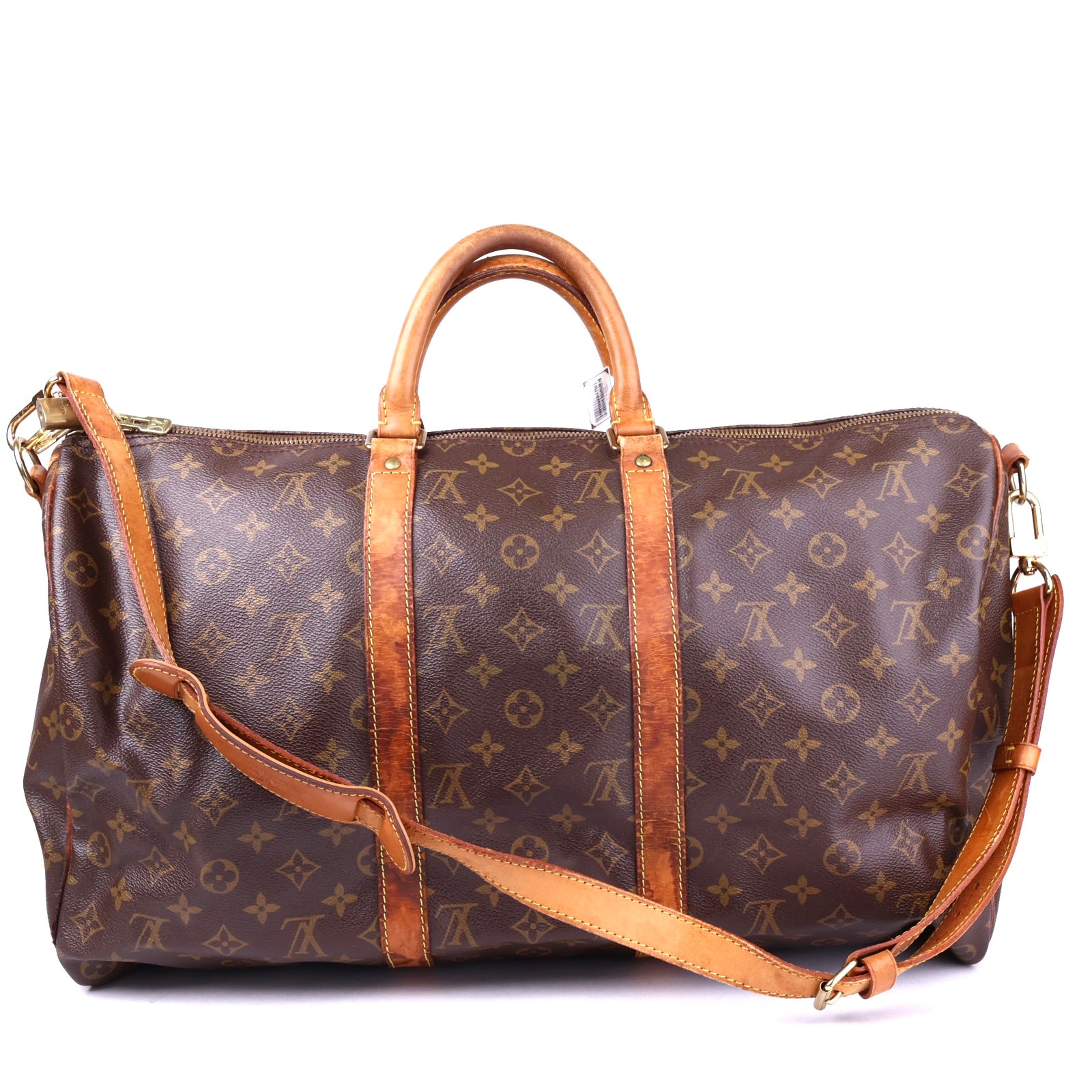 J2123 Louis Vuitton Keepall Bandouliere 55 Monogram Boston bag- Pre Owned