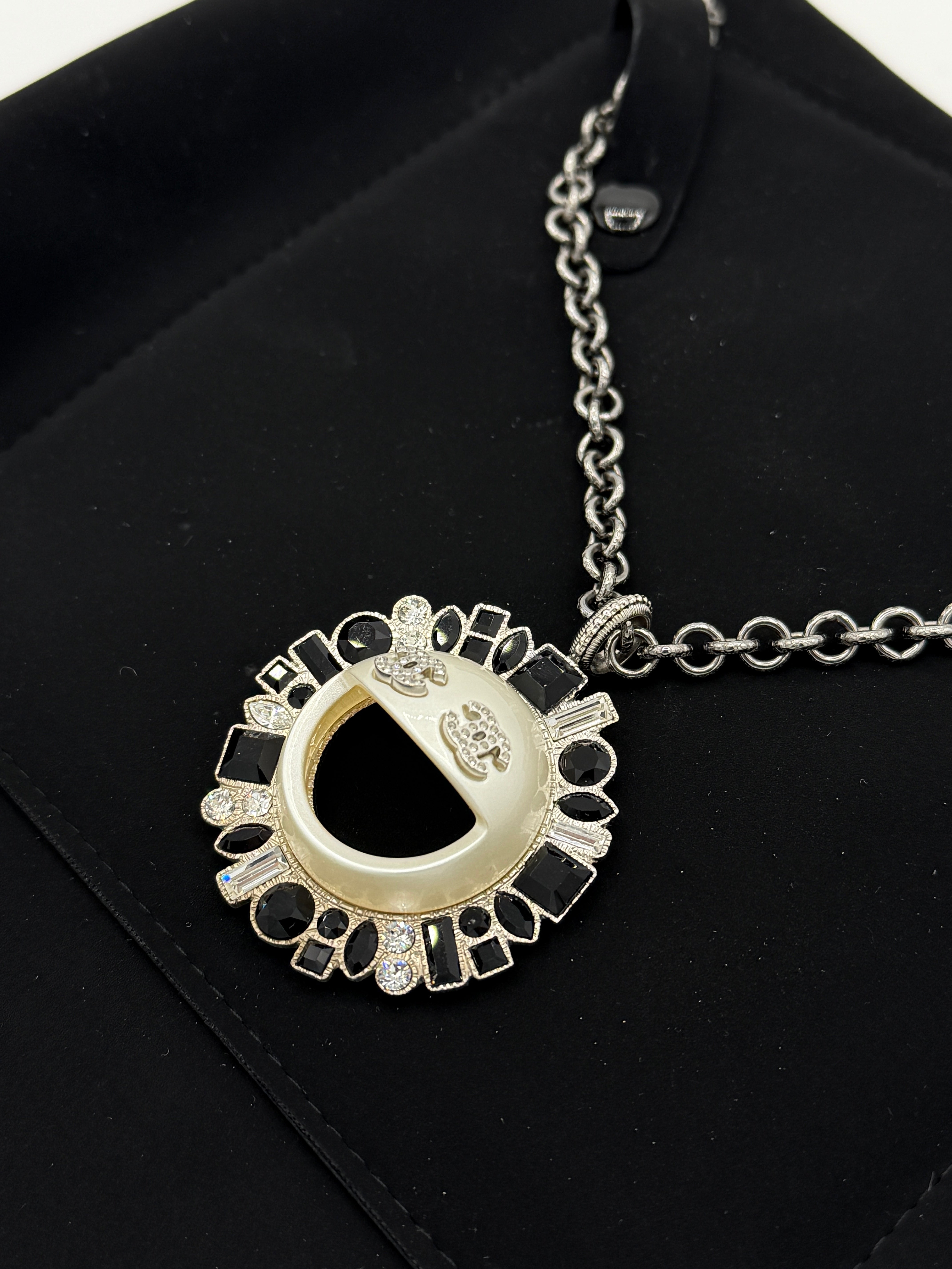 CHANEL Chanel Necklace A96314 CC Mark Happy Pearl