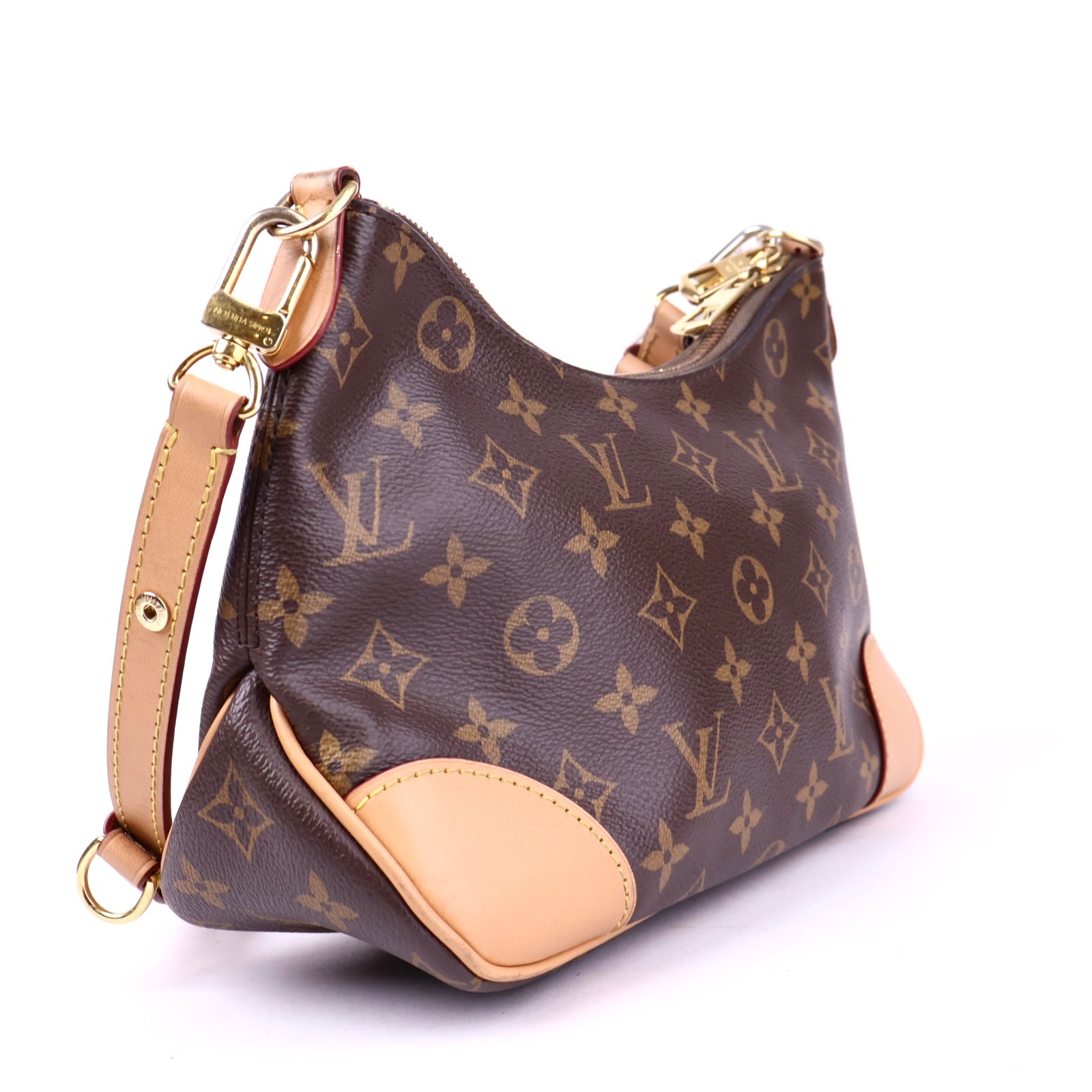 J2115R Louis Vuitton Brown Monogram Canvas Boulogne PM Handbag- Pre Owned