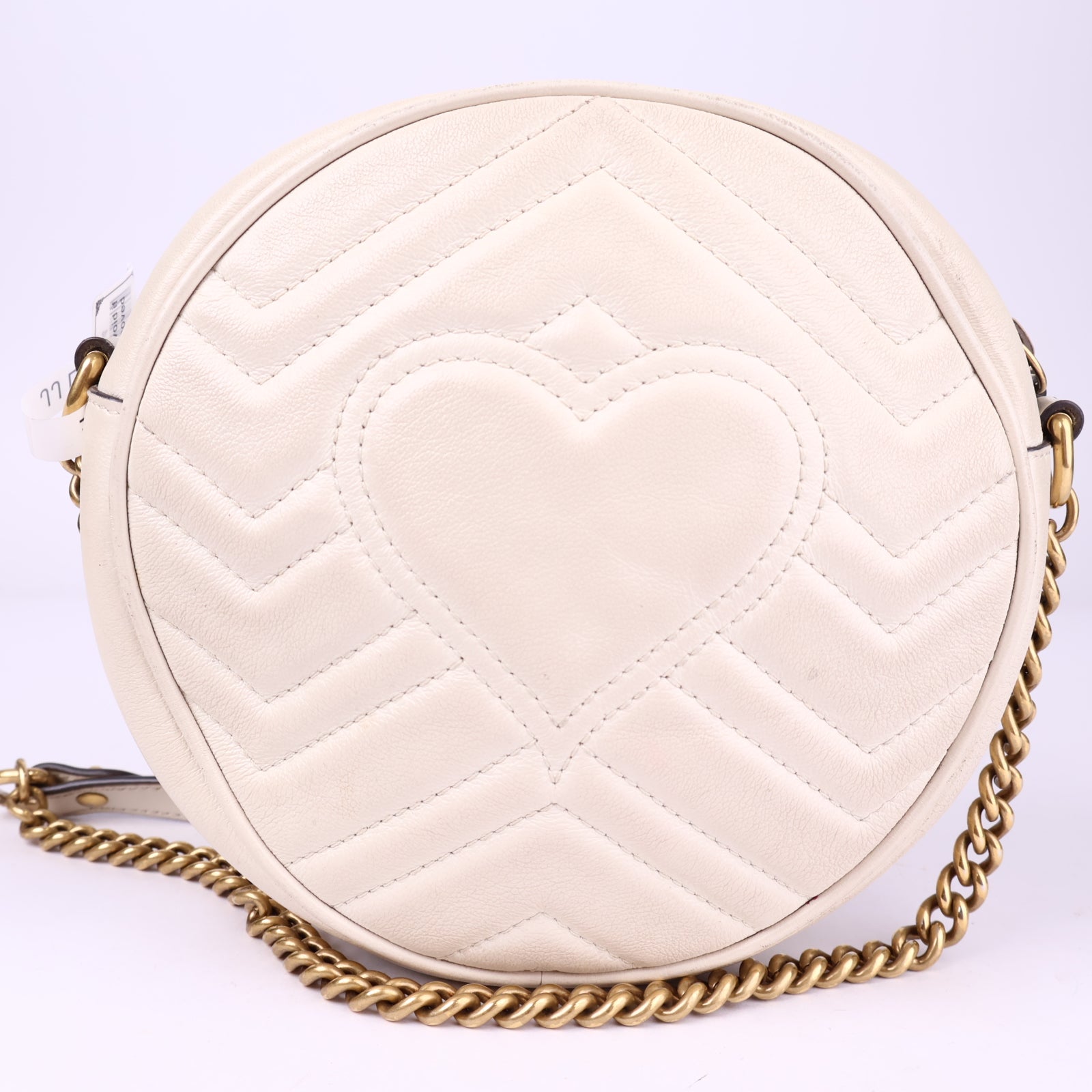 J3344 Gucci GG Marmont Round Shoulder Bag- Pre Owned