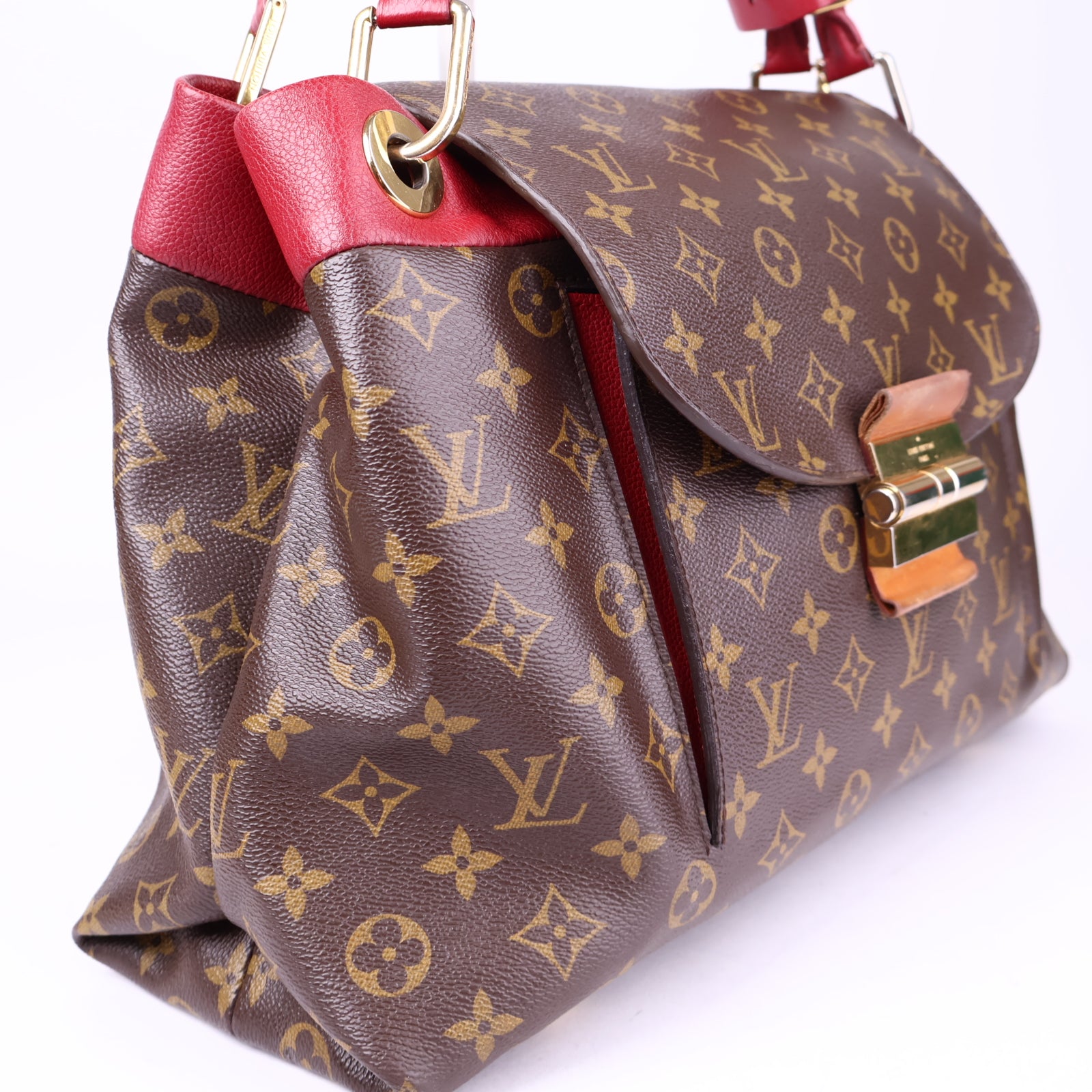 J3346 Louis Vuitton Bordeaux Monogram Canvas Olympe Bag- Pre Owned