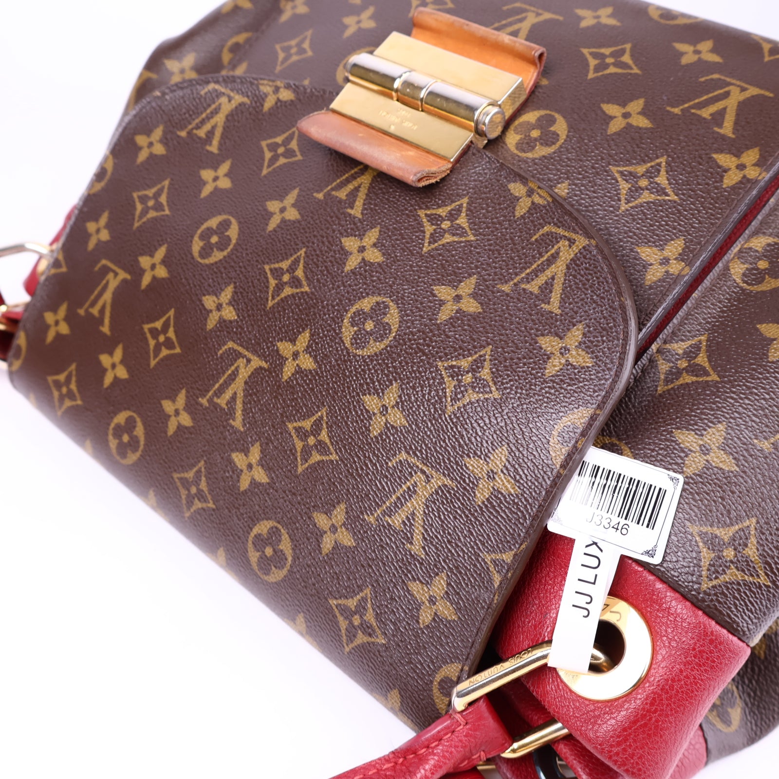 J3346 Louis Vuitton Bordeaux Monogram Canvas Olympe Bag- Pre Owned