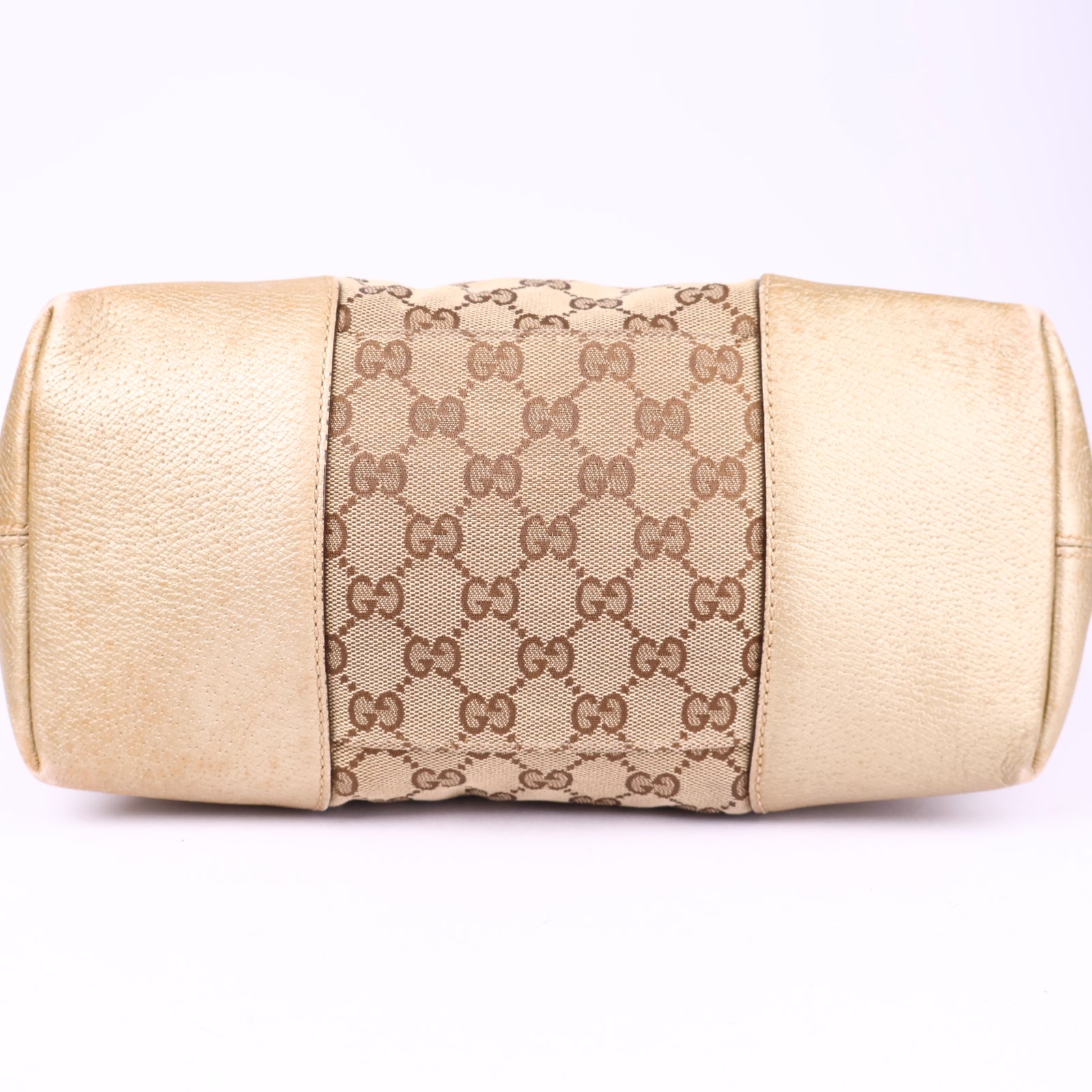 J3345 Gucci Medium GG Canvas Bree Satchel- Pre Owned