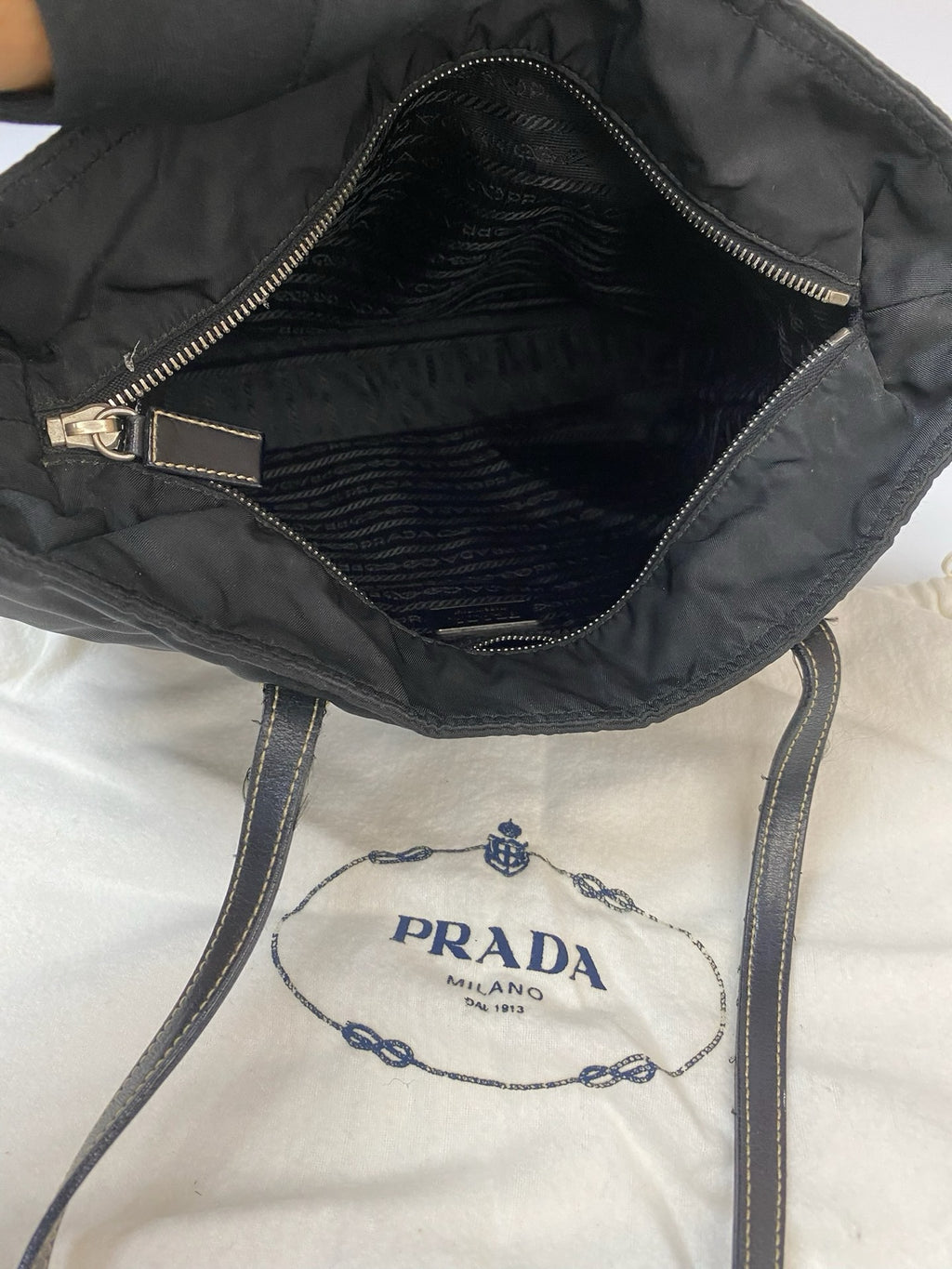J2947# Prada Tote Bag Nylon Tote Bag | Pre-Owned Nylon