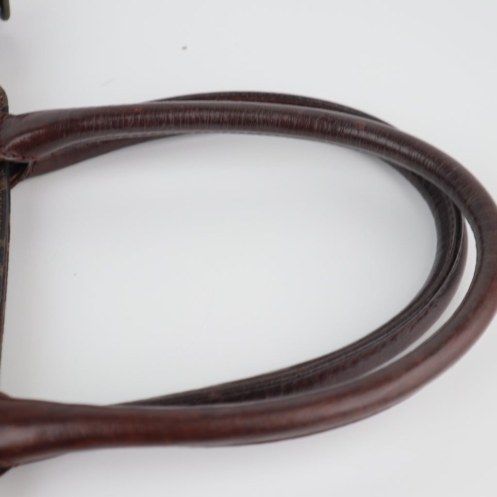 C2240 Fendi Shoulder Bag Zucca Small Bag de Jour | Pre-Owned Very Good Brown Canvas And Leather Trim