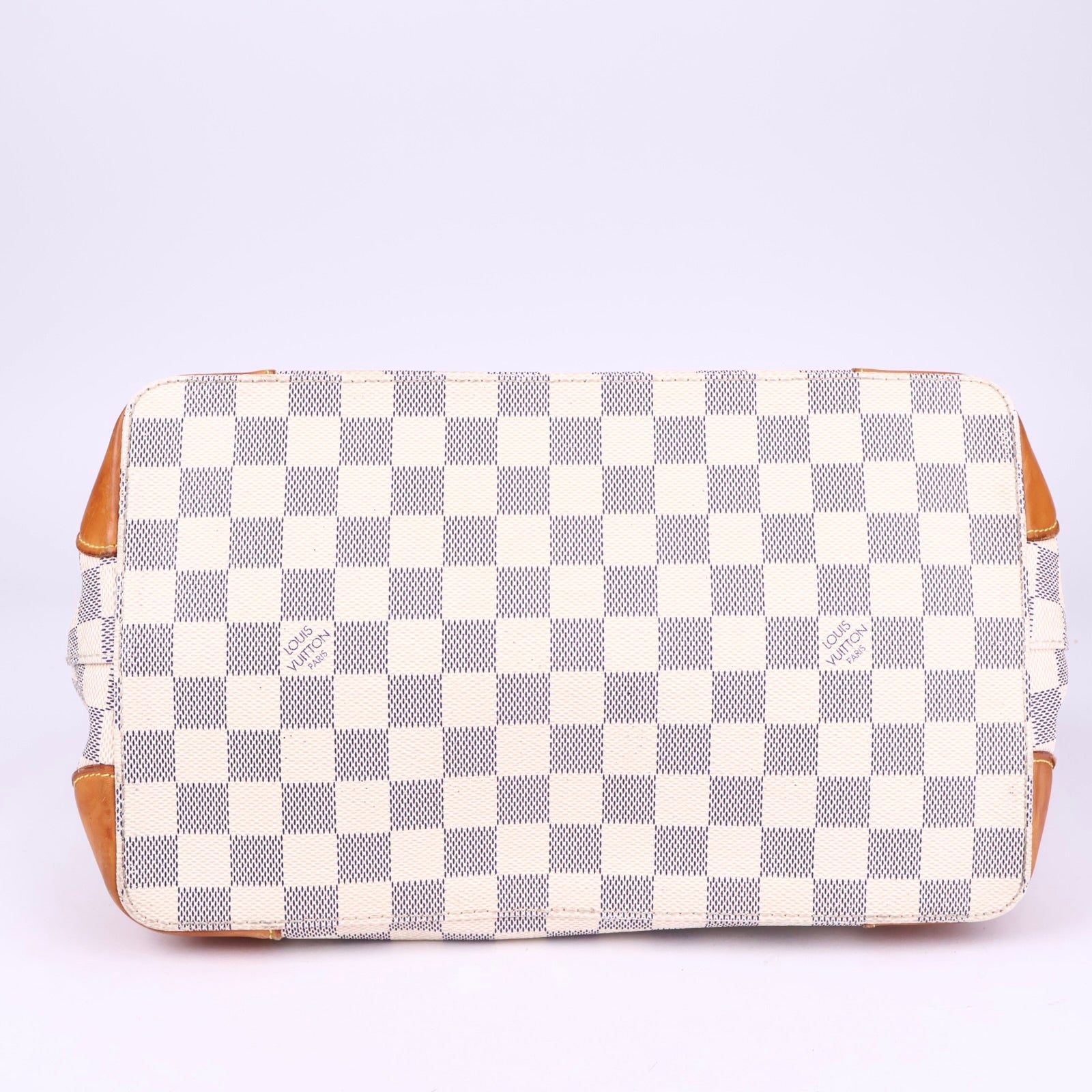 J3257 Louis Vuitton Damier Azur Canvas Hampstead Bag- Pre Owned