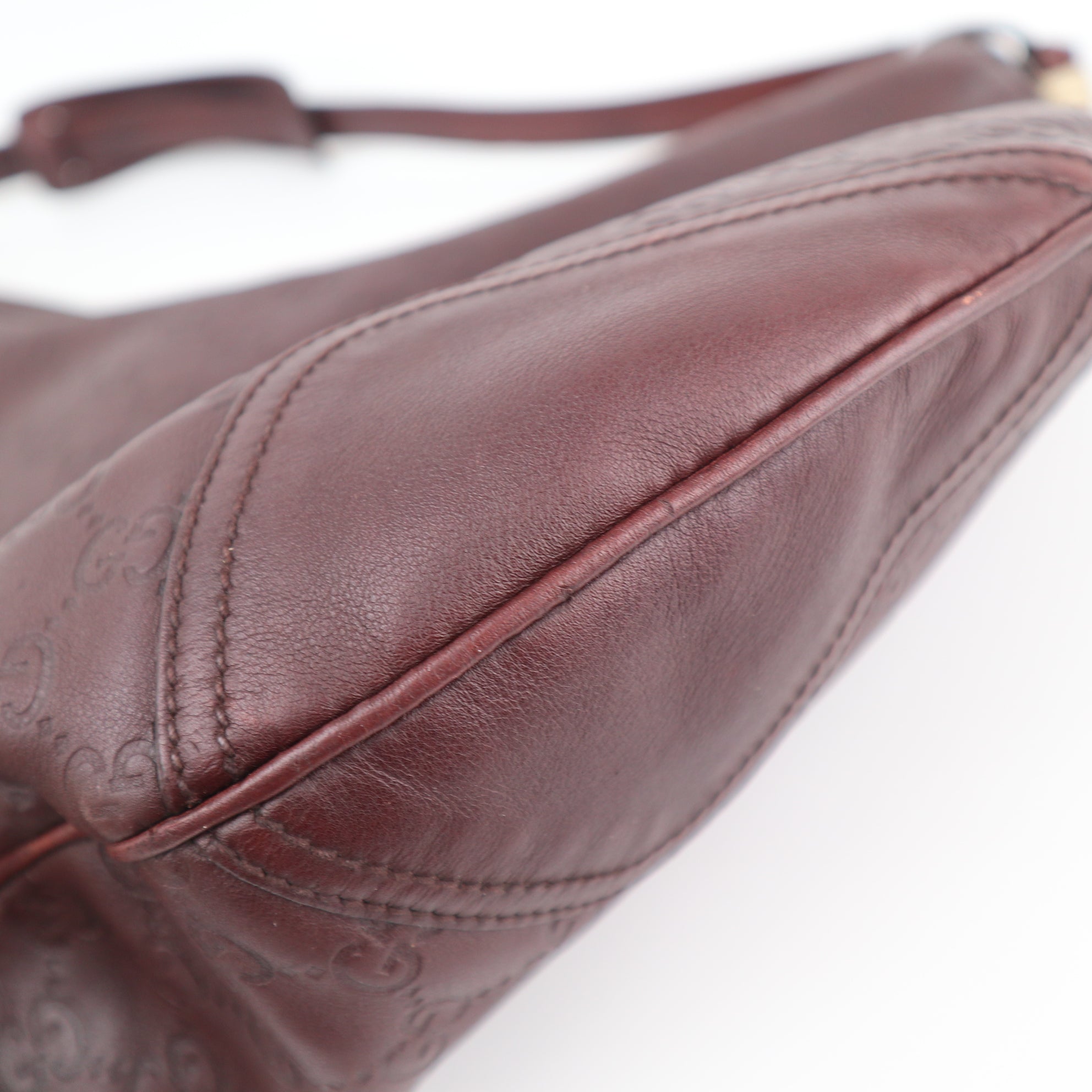 C2251 Gucci Tote Bag Guccissima Princy Hobo | Pre-Owned Very Good Brown Guccissima Leather