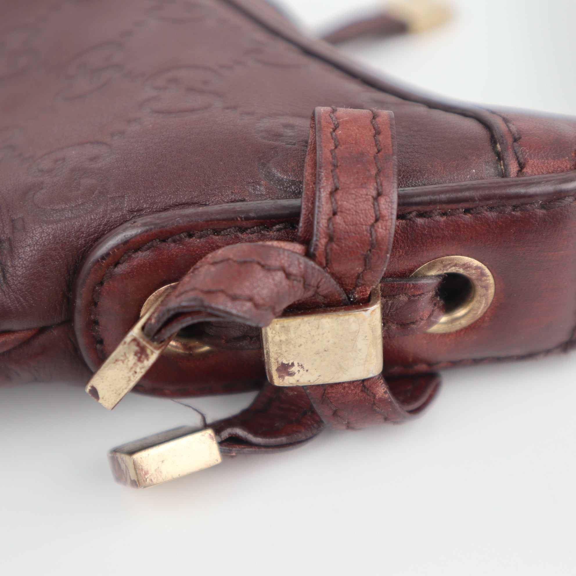 C2251 Gucci Tote Bag Guccissima Princy Hobo | Pre-Owned Very Good Brown Guccissima Leather