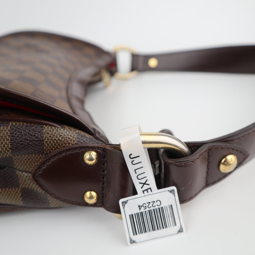 C2254 Louis Vuitton Shoulder Bag Highbury | Pre-Owned Very Good Brown Damier Ebene Coated Canvas And Leather Trim