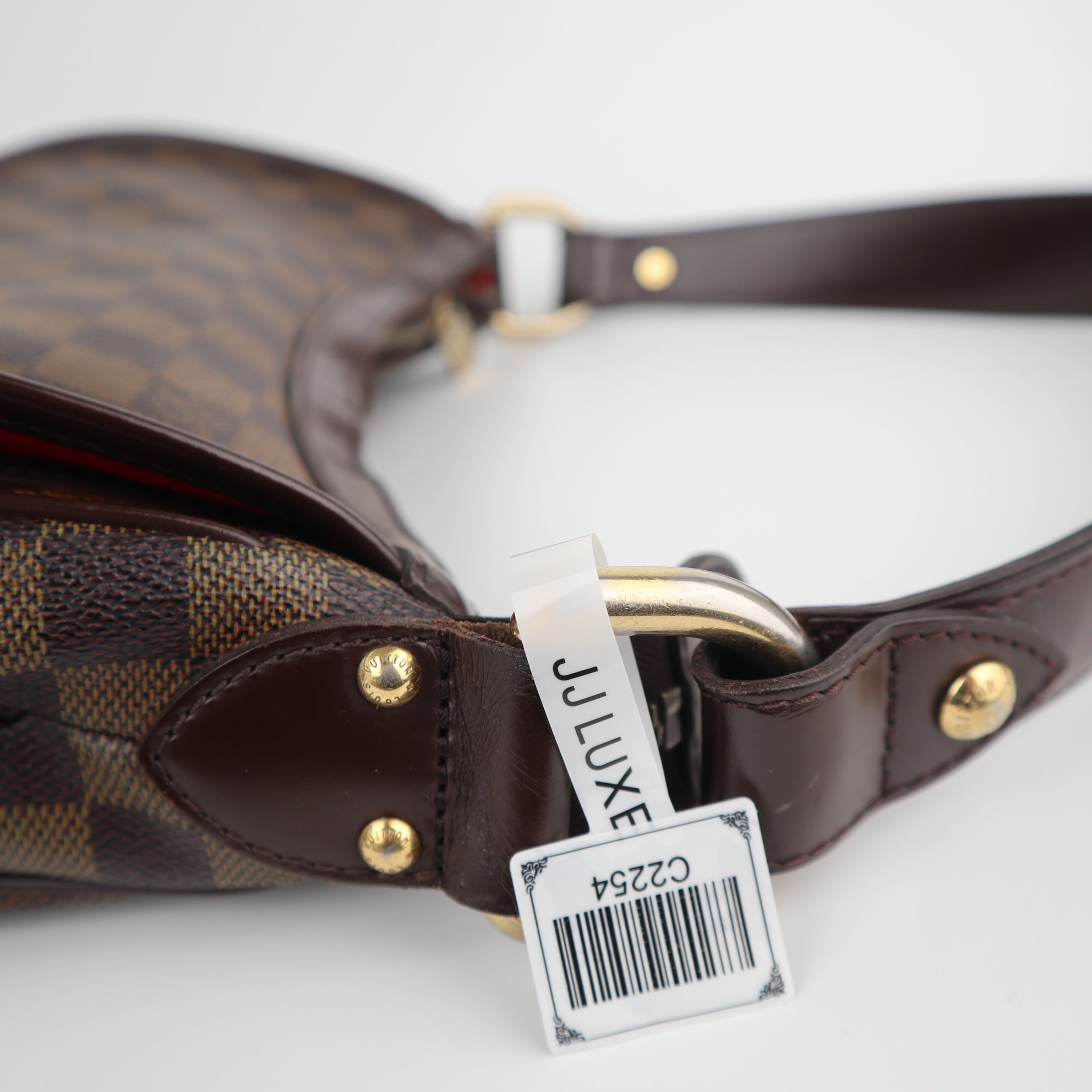 C2254 Louis Vuitton Shoulder Bag Highbury | Pre-Owned Very Good Brown Damier Ebene Coated Canvas And Leather Trim