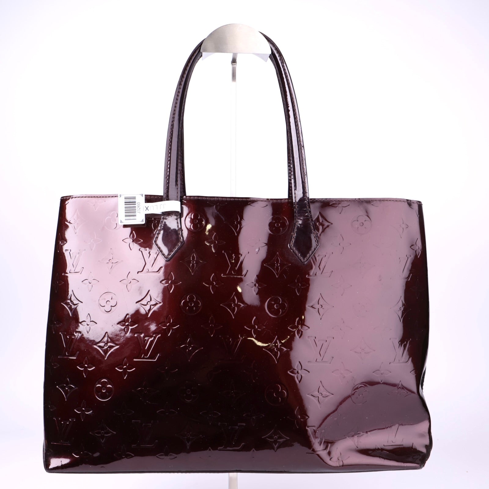 J3260 Louis Vuitton Rouge Fauviste Monogram Vernis Wilshire MM Bag- Pre Owned