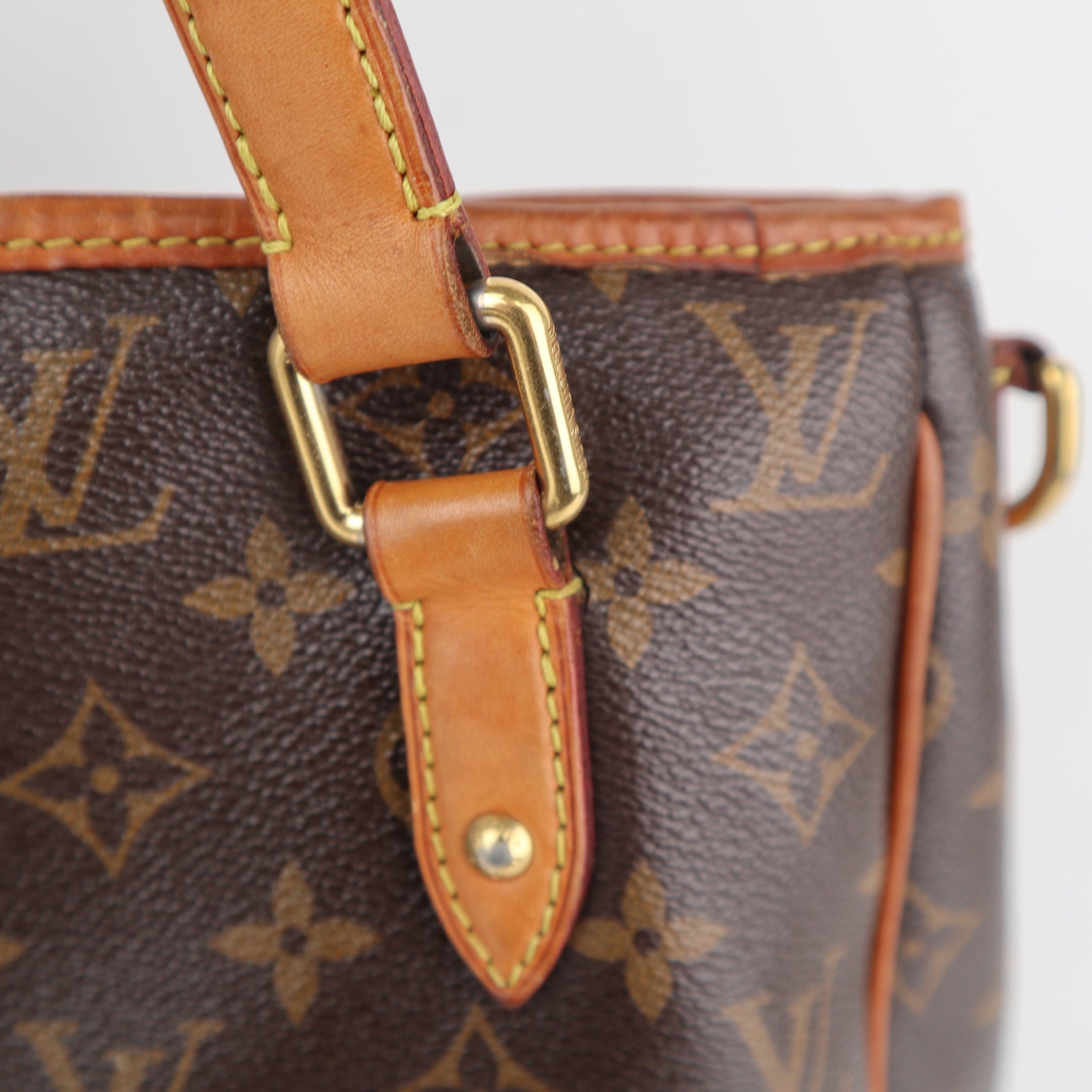 C2256 Louis Vuitton Shoulder Bag Estrela MM | Pre-Owned Very Good Brown Monogram Coated Canvas And Leather Trim