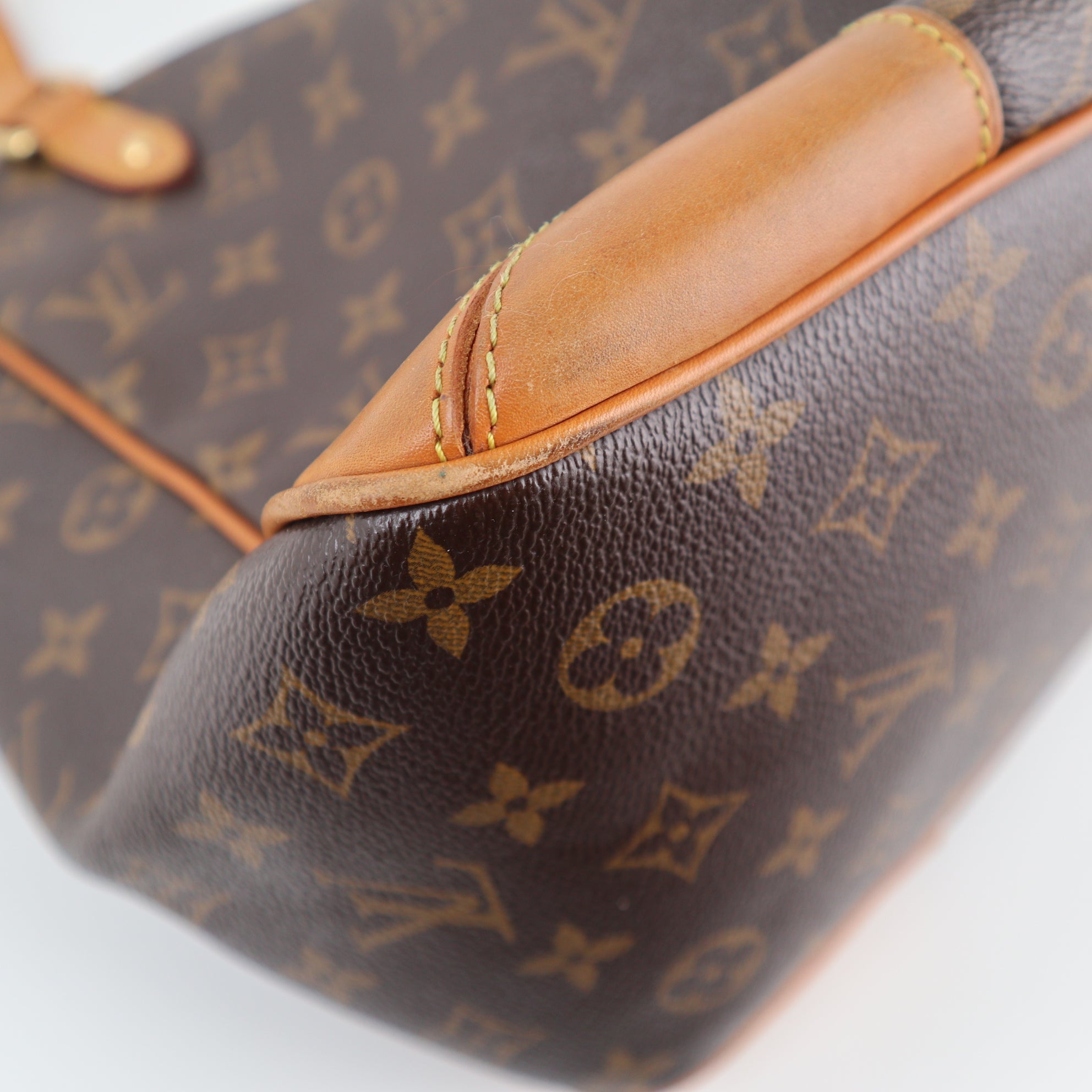 C2256 Louis Vuitton Shoulder Bag Estrela MM | Pre-Owned Very Good Brown Monogram Coated Canvas And Leather Trim