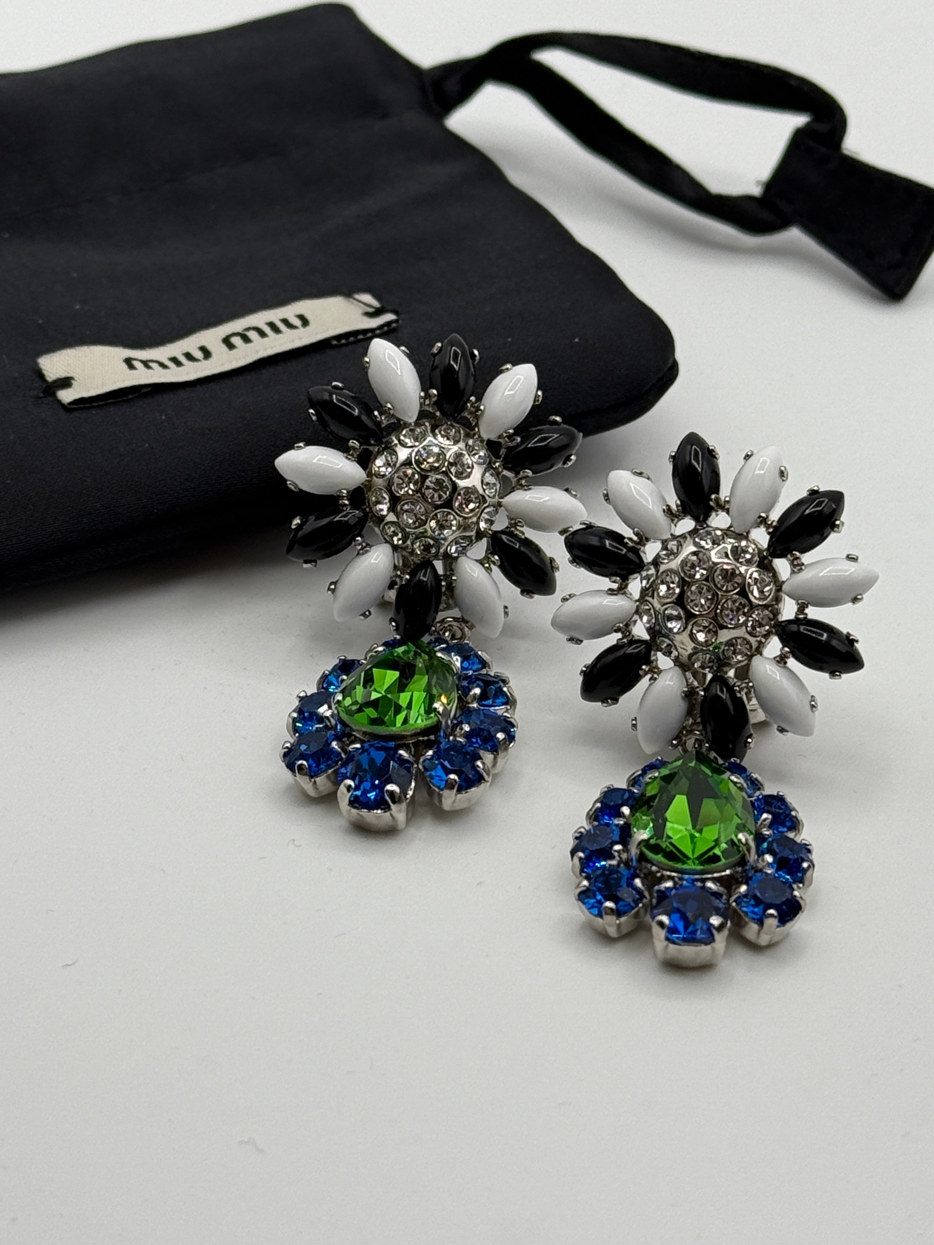 Miu Miu Earrings Sparkling Jewels