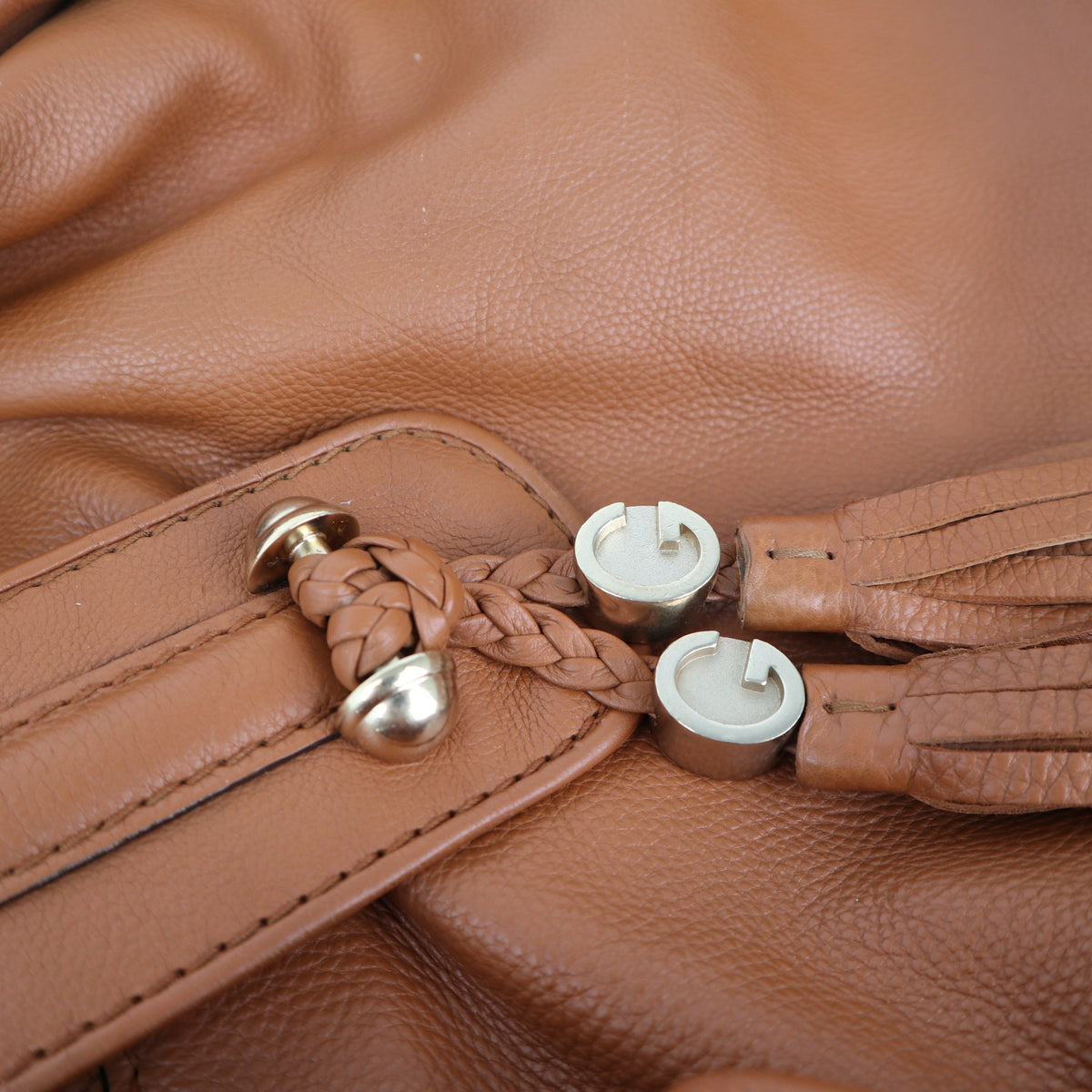 C2259 Gucci Shoulder Bag Marrakech Hobo Medium | Pre-Owned Excellent Leather