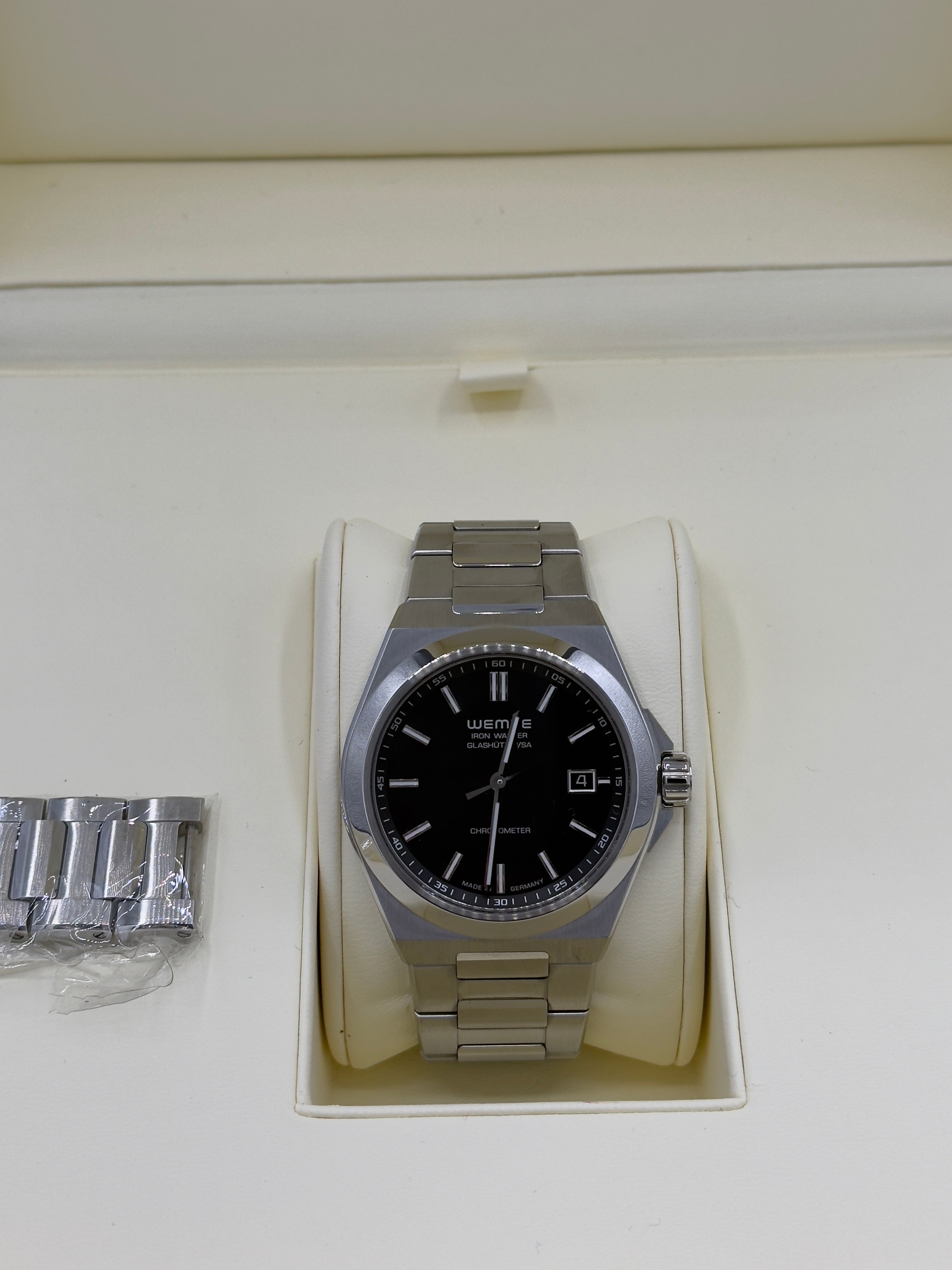 Wempe Watch Glashütte I/SA Iron Walker Ref.WI100031 2023 Full Set wie Neu