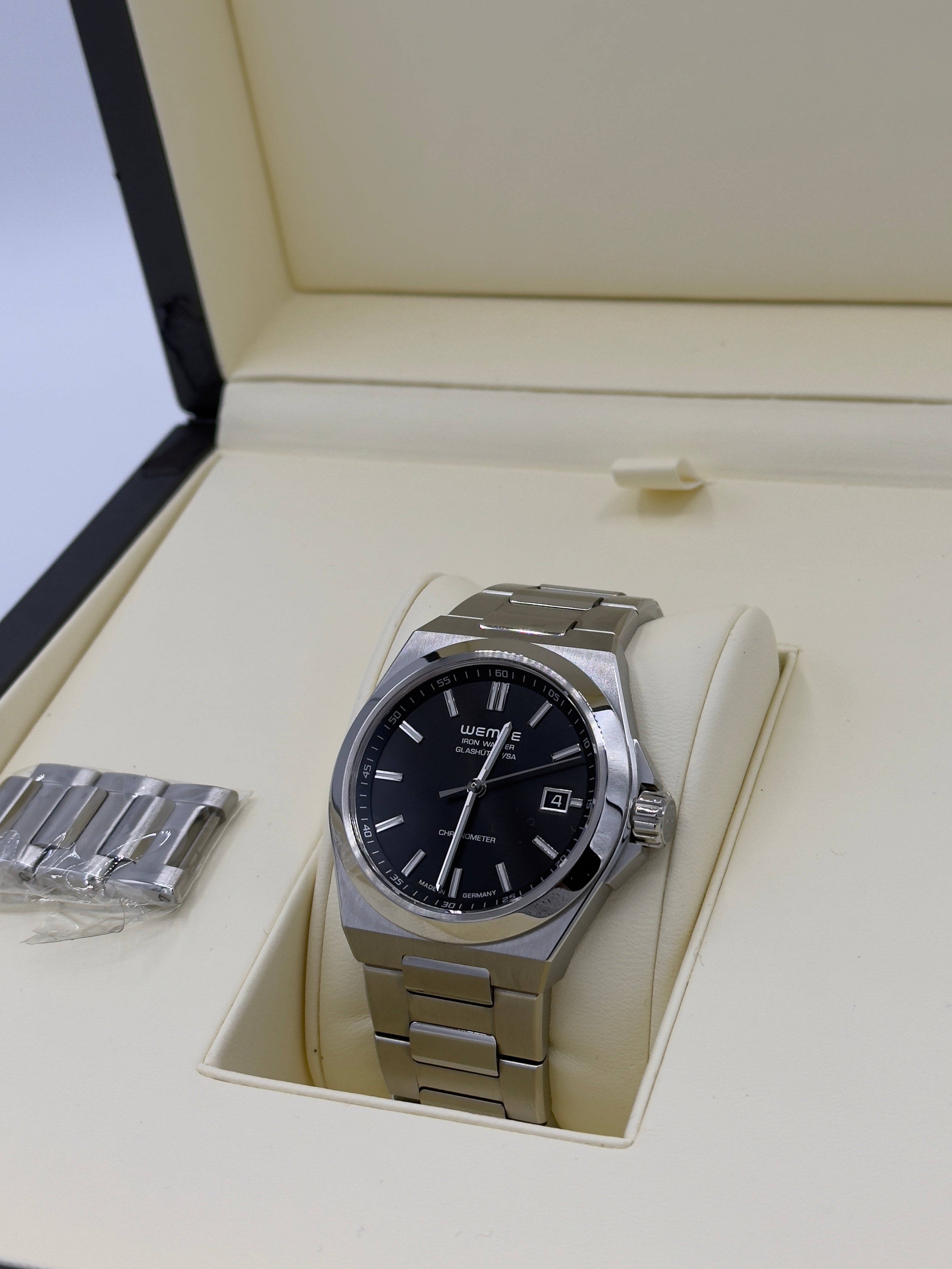 Wempe Watch Glashütte I/SA Iron Walker Ref.WI100031 2023 Full Set wie Neu