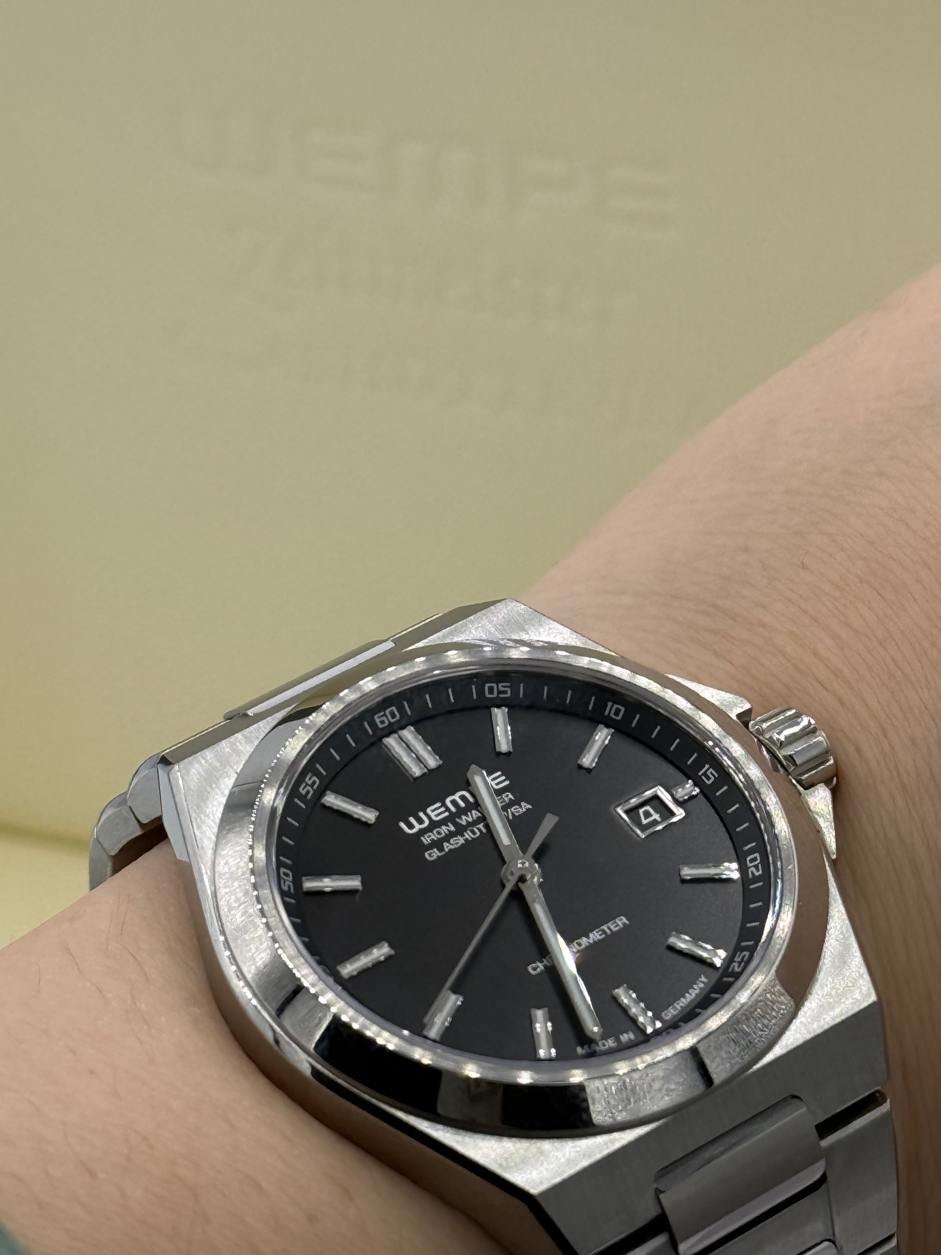 Wempe Watch Glashütte I/SA Iron Walker Ref.WI100031 2023 Full Set wie Neu
