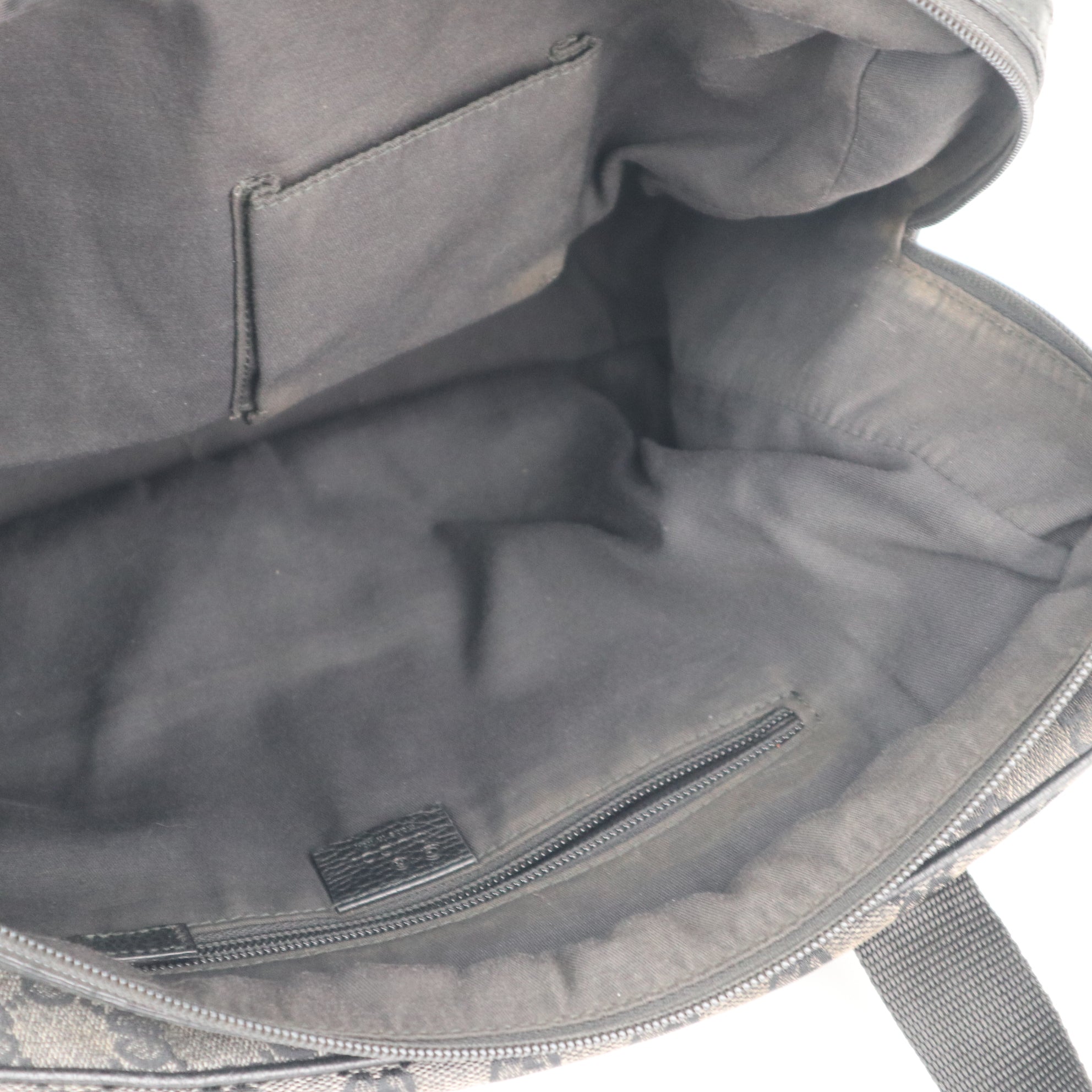 C2260 Gucci Top Handle Bag GG Canvas Business Bag | Pre-Owned Very Good Brown Canvas GG Monogram